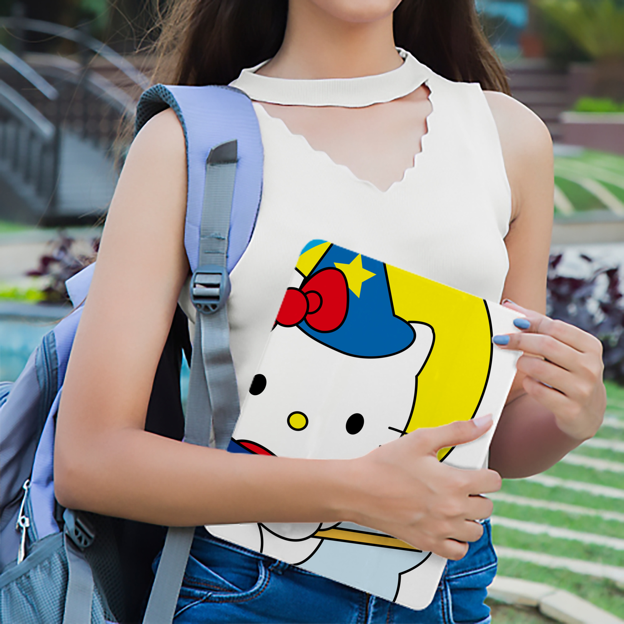 Hello Kitty ハローキティ IPad ケース ブック型 PUレザー TPU 耐衝撃 軽量 薄型 ペン収納なし 全面保護 IPad 各モデル対応