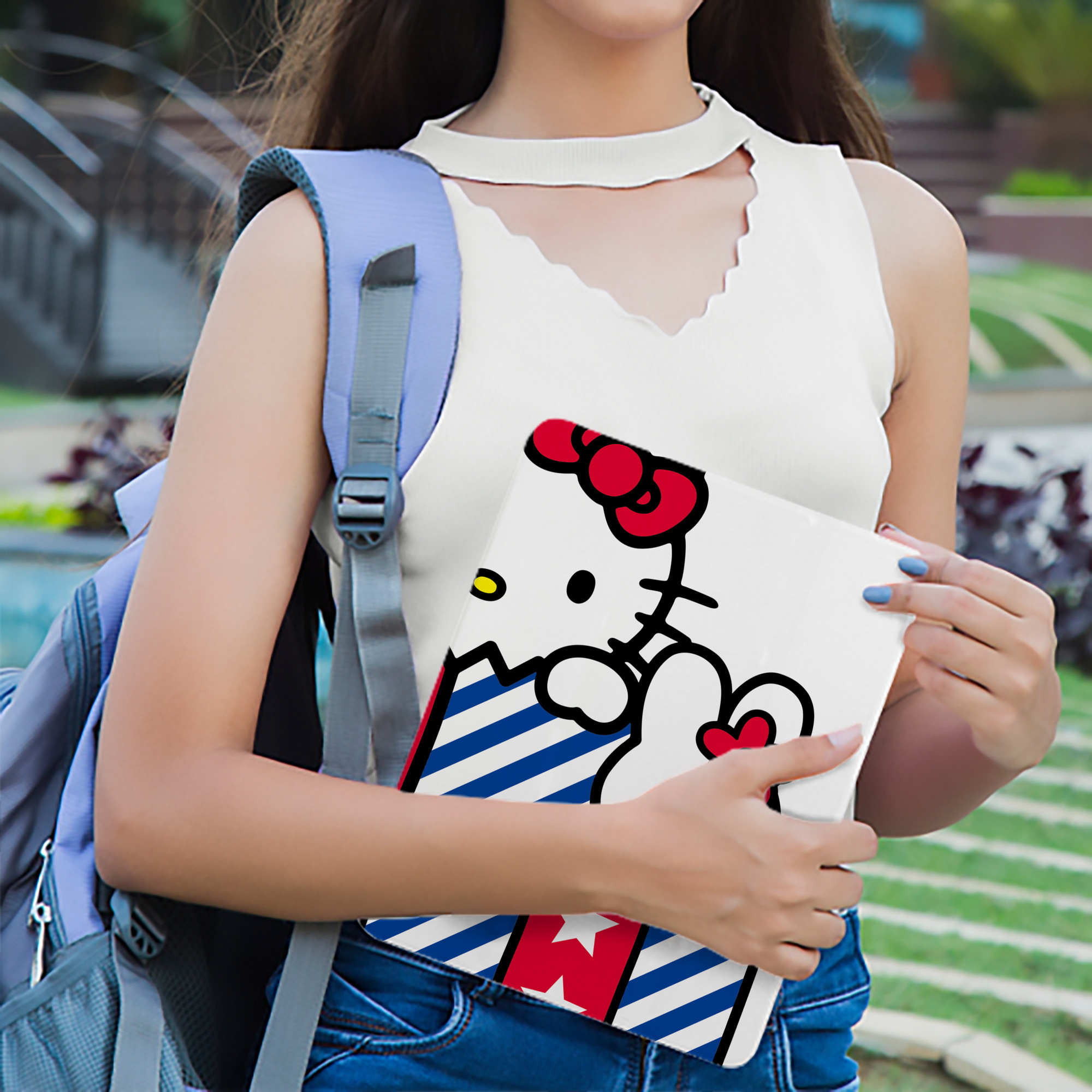 Hello Kitty ハローキティ IPad ケース ブック型 PUレザー TPU 耐衝撃 軽量 薄型 ペン収納なし 全面保護 IPad 各モデル対応