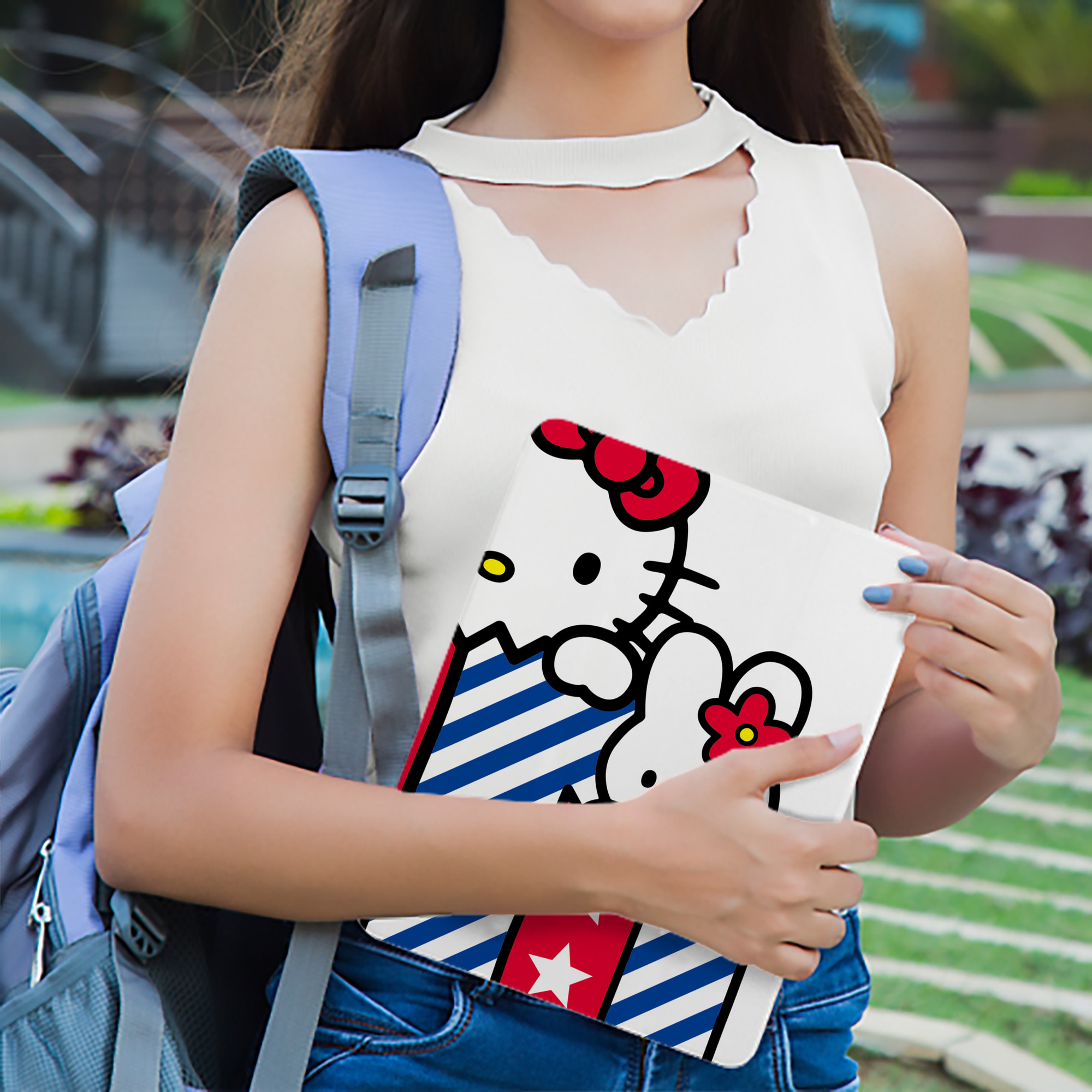 Hello Kitty ハローキティ IPad ケース ブック型 PUレザー TPU 耐衝撃 軽量 薄型 ペン収納なし 全面保護 IPad 各モデル対応