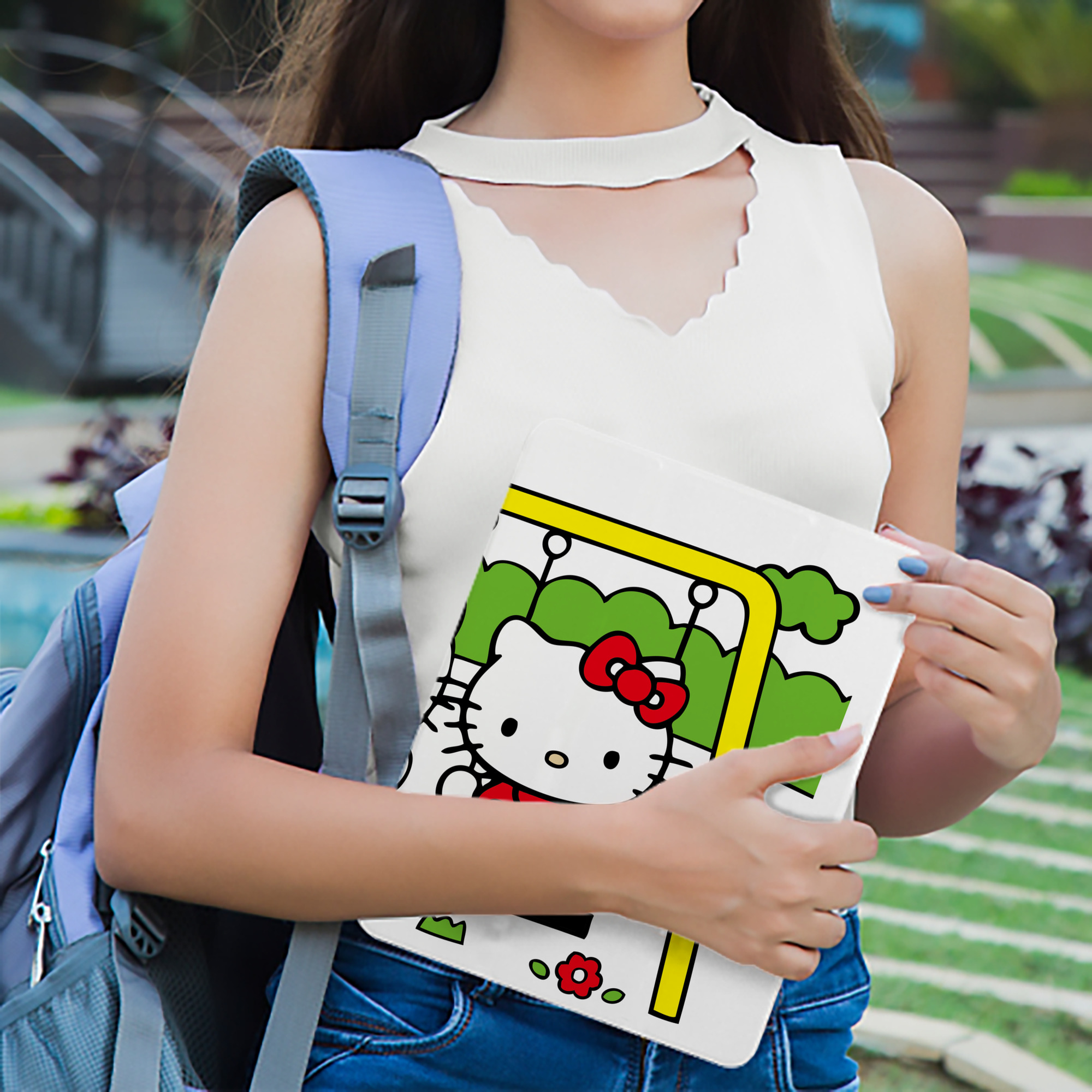 Hello Kitty ハローキティ IPad ケース ブック型 PUレザー TPU 耐衝撃 軽量 薄型 ペン収納なし 全面保護 IPad 各モデル対応