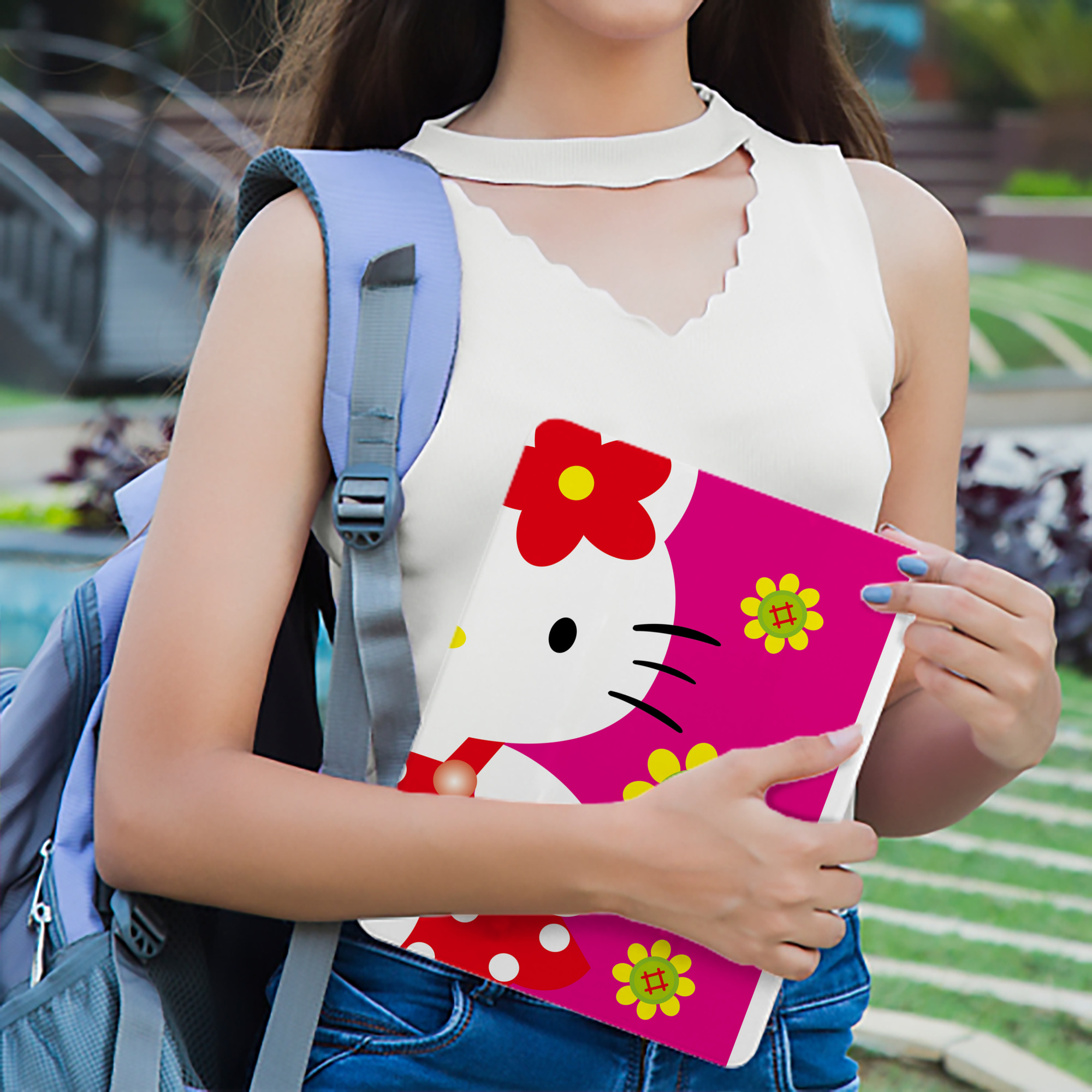 Hello Kitty ハローキティ IPad ケース ブック型 PUレザー TPU 耐衝撃 軽量 薄型 ペン収納なし 全面保護 IPad 各モデル対応