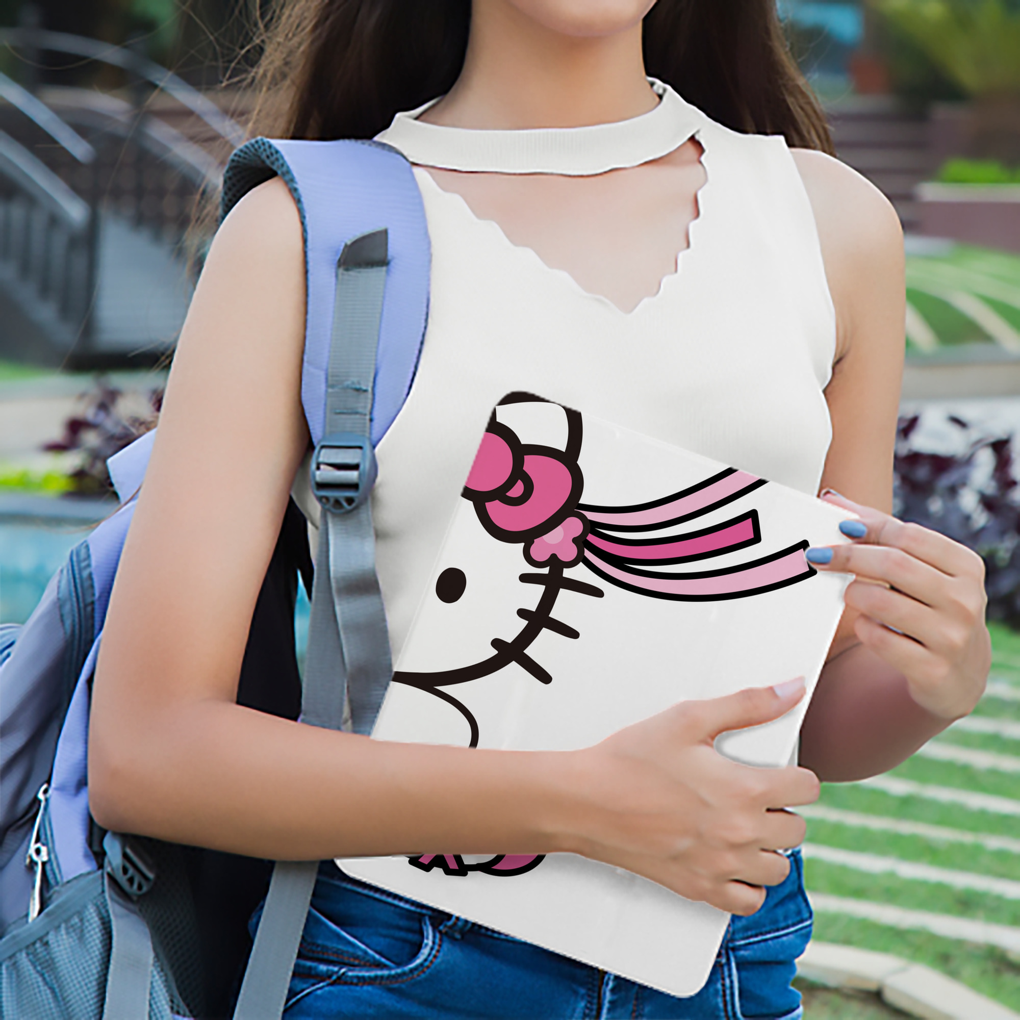 Hello Kitty ハローキティ IPad ケース ブック型 PUレザー TPU 耐衝撃 軽量 薄型 ペン収納なし 全面保護 IPad 各モデル対応