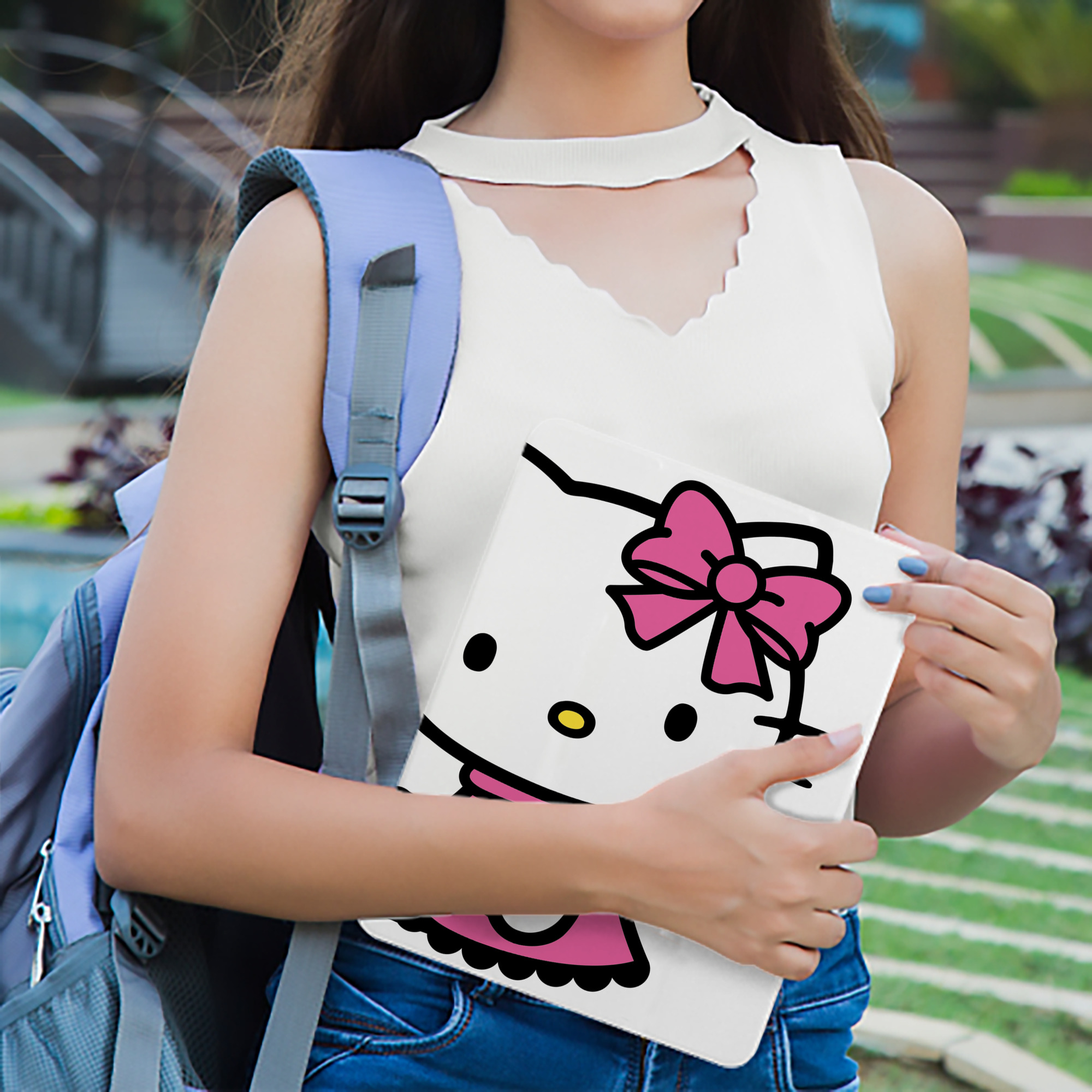 Hello Kitty ハローキティ IPad ケース ブック型 PUレザー TPU 耐衝撃 軽量 薄型 ペン収納なし 全面保護 IPad 各モデル対応