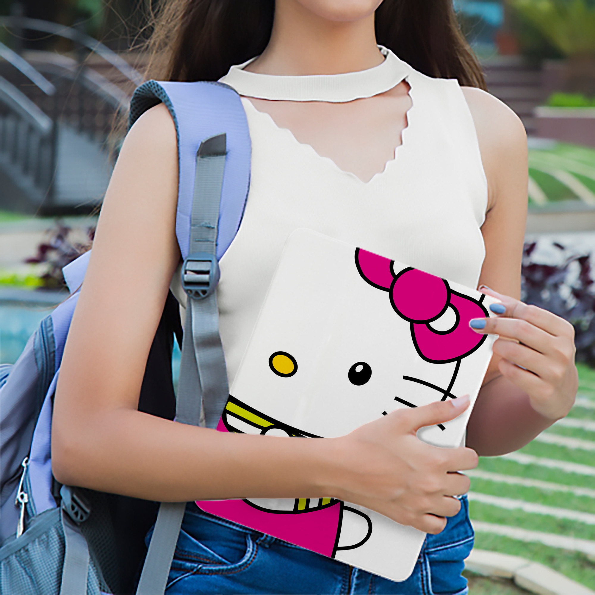 Hello Kitty ハローキティ IPad ケース ブック型 PUレザー TPU 耐衝撃 軽量 薄型 ペン収納なし 全面保護 IPad 各モデル対応