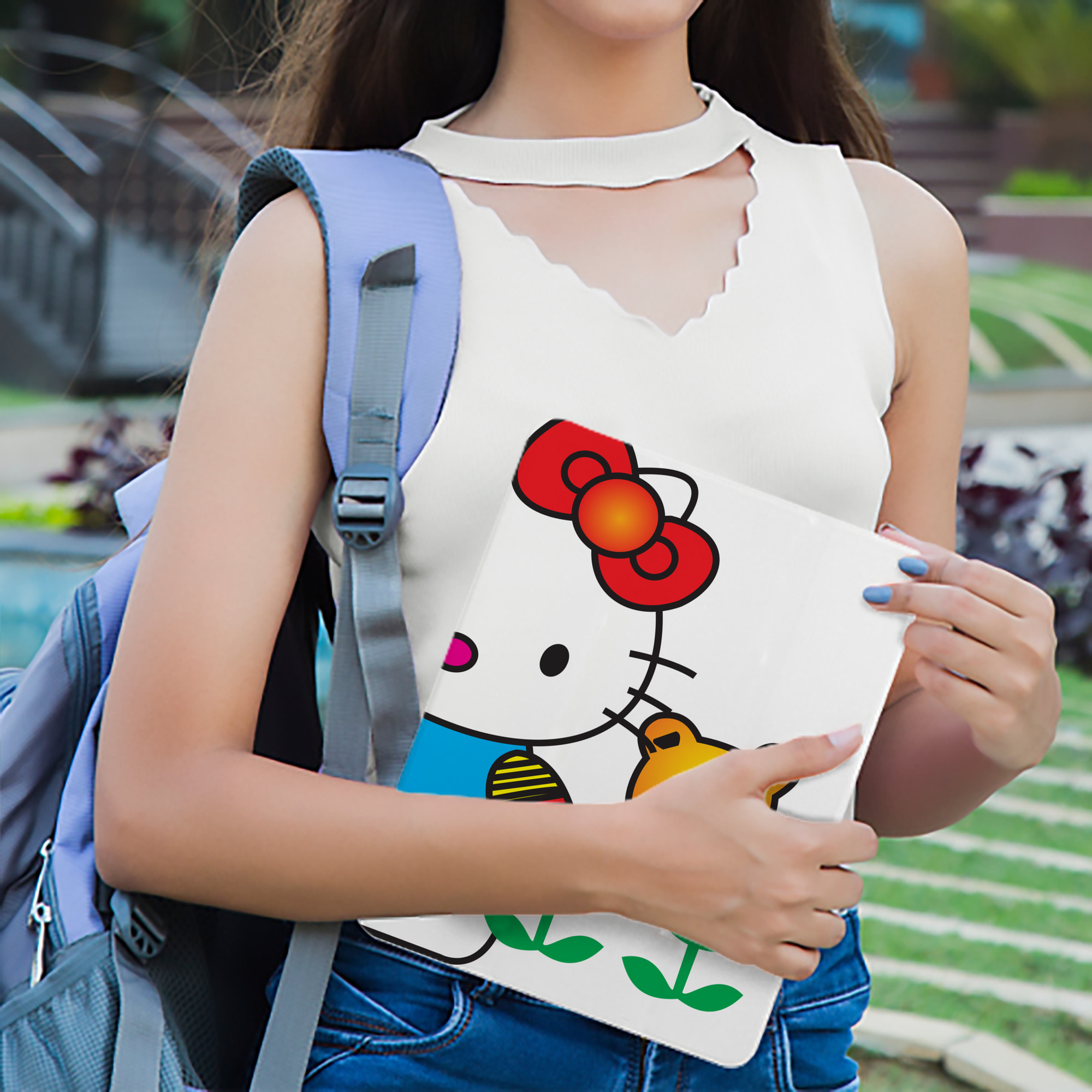Hello Kitty ハローキティ IPad ケース ブック型 PUレザー TPU 耐衝撃 軽量 薄型 ペン収納なし 全面保護 IPad 各モデル対応
