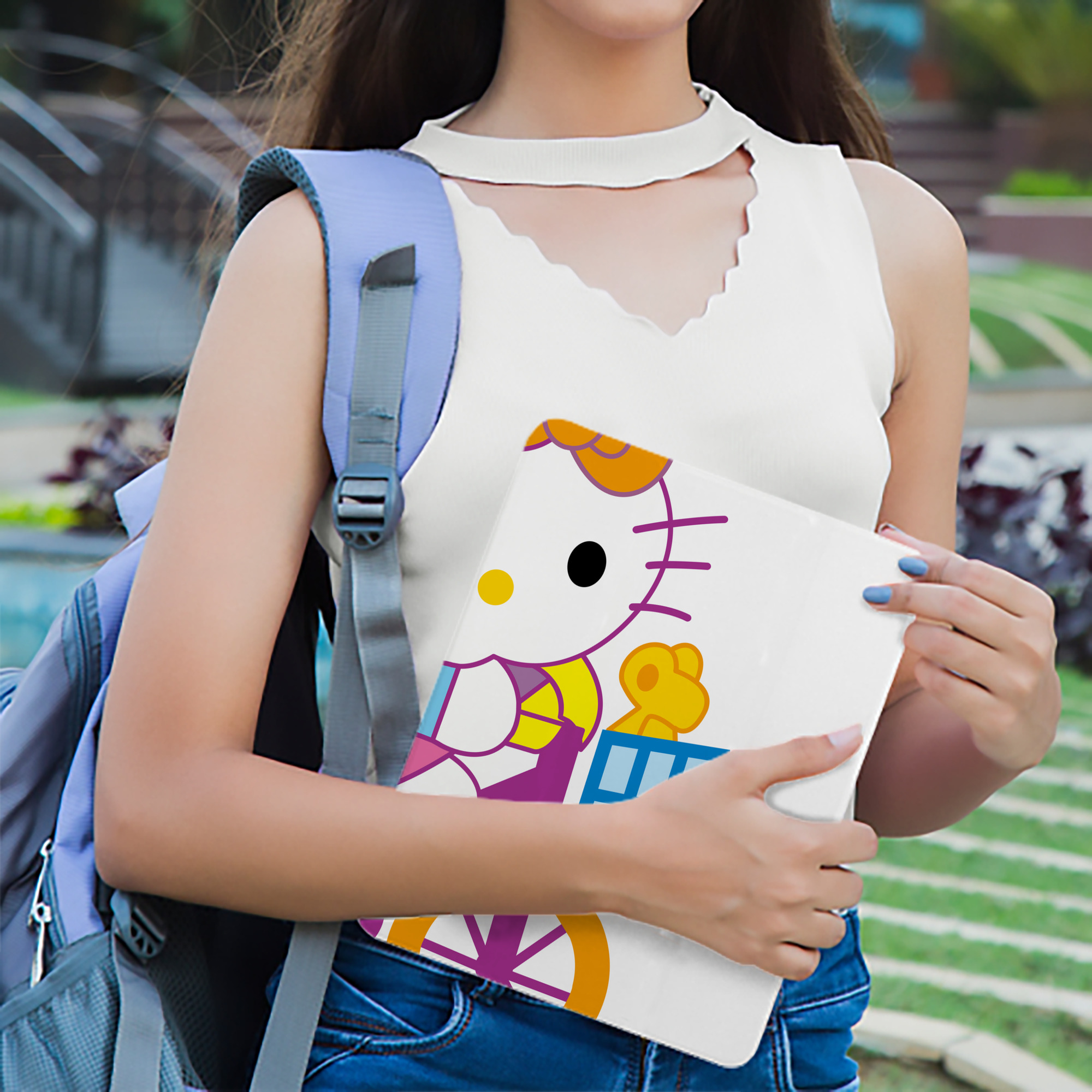 Hello Kitty ハローキティ IPad ケース ブック型 PUレザー TPU 耐衝撃 軽量 薄型 ペン収納なし 全面保護 IPad 各モデル対応