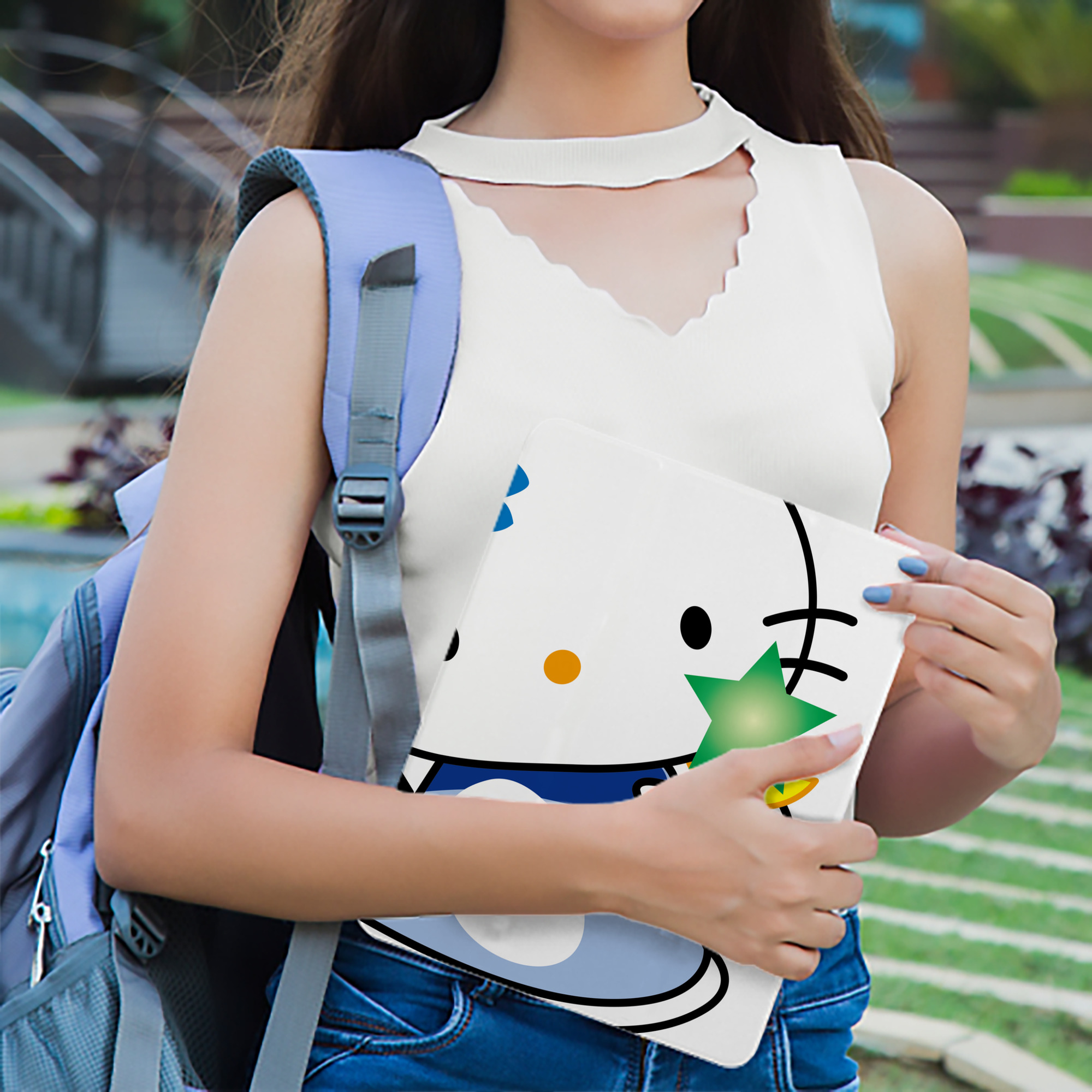 Hello Kitty ハローキティ IPad ケース ブック型 PUレザー TPU 耐衝撃 軽量 薄型 ペン収納なし 全面保護 IPad 各モデル対応