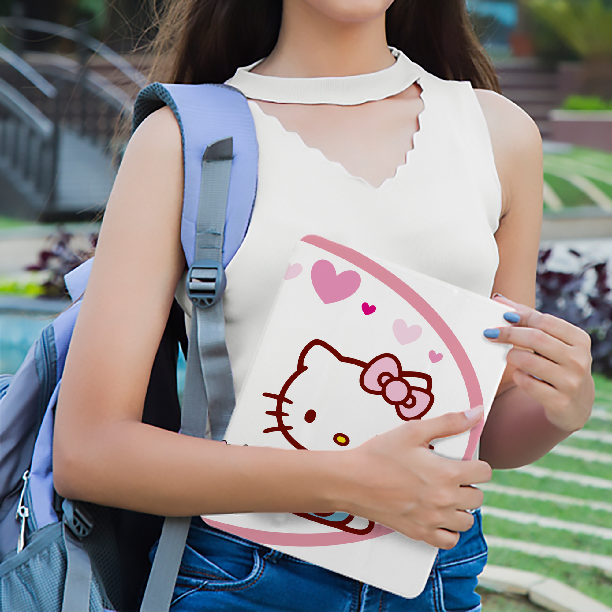 Hello Kitty ハローキティ IPad ケース ブック型 PUレザー TPU 耐衝撃 軽量 薄型 ペン収納なし 全面保護 IPad 各モデル対応