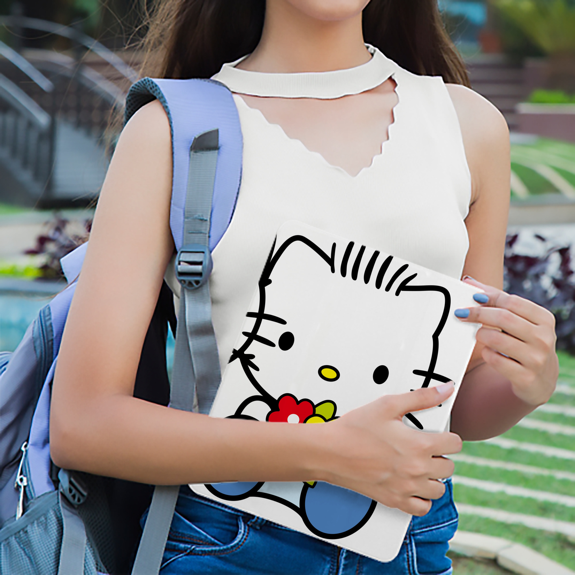 Hello Kitty ハローキティ IPad ケース ブック型 PUレザー TPU 耐衝撃 軽量 薄型 ペン収納なし 全面保護 IPad 各モデル対応