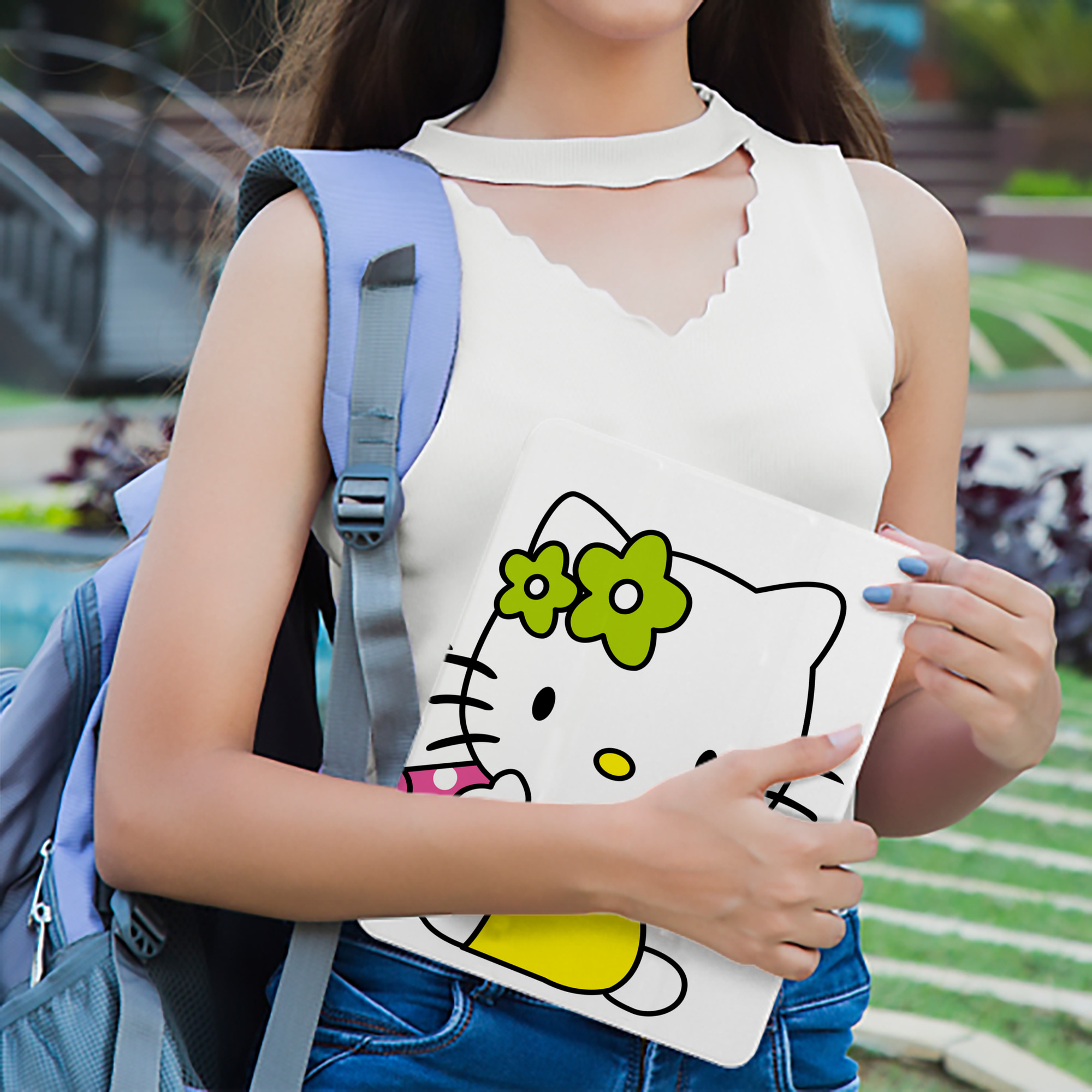 Hello Kitty ハローキティ IPad ケース ブック型 PUレザー TPU 耐衝撃 軽量 薄型 ペン収納なし 全面保護 IPad 各モデル対応