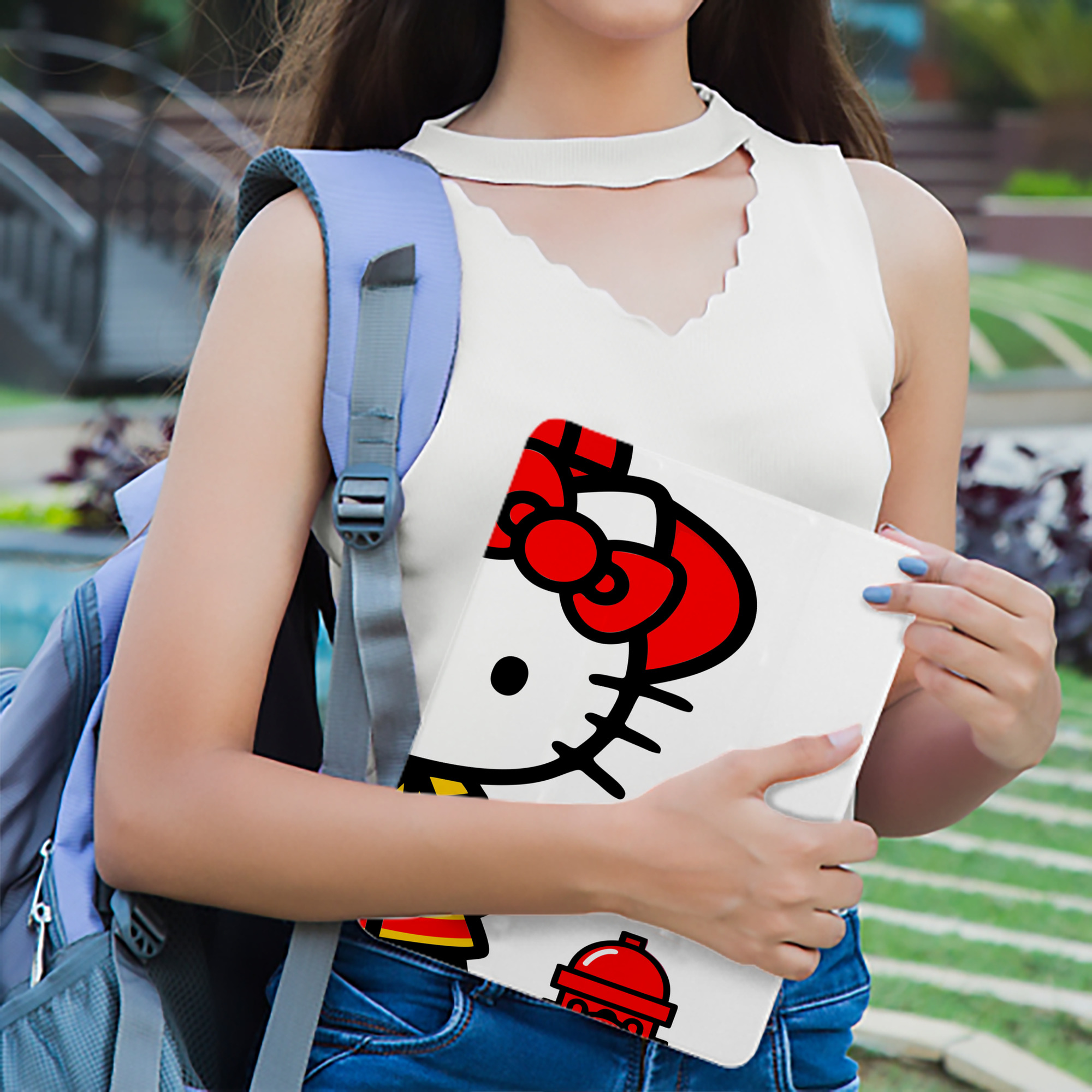 Hello Kitty ハローキティ IPad ケース ブック型 PUレザー TPU 耐衝撃 軽量 薄型 ペン収納なし 全面保護 IPad 各モデル対応