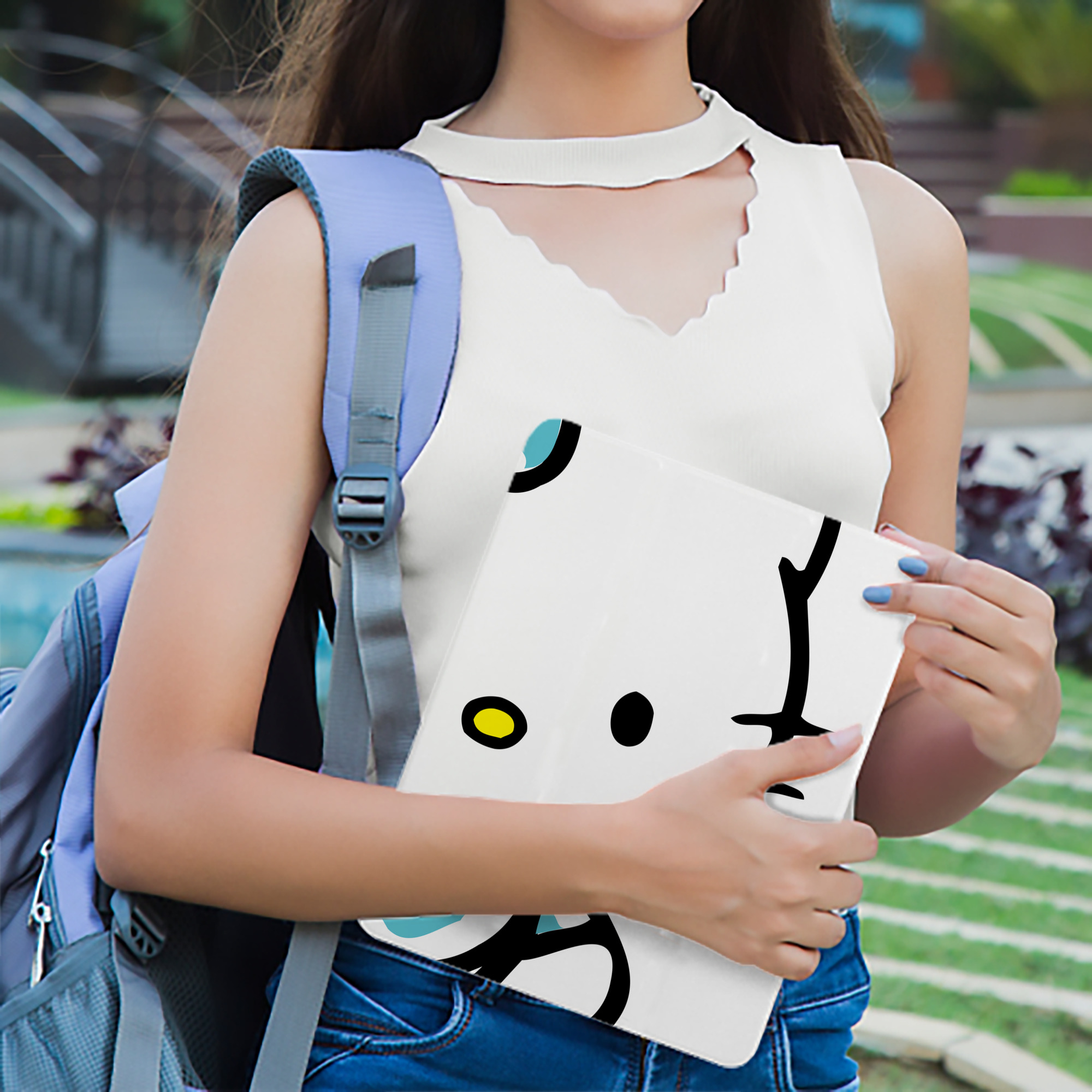 Hello Kitty ハローキティ IPad ケース ブック型 PUレザー TPU 耐衝撃 軽量 薄型 ペン収納なし 全面保護 IPad 各モデル対応