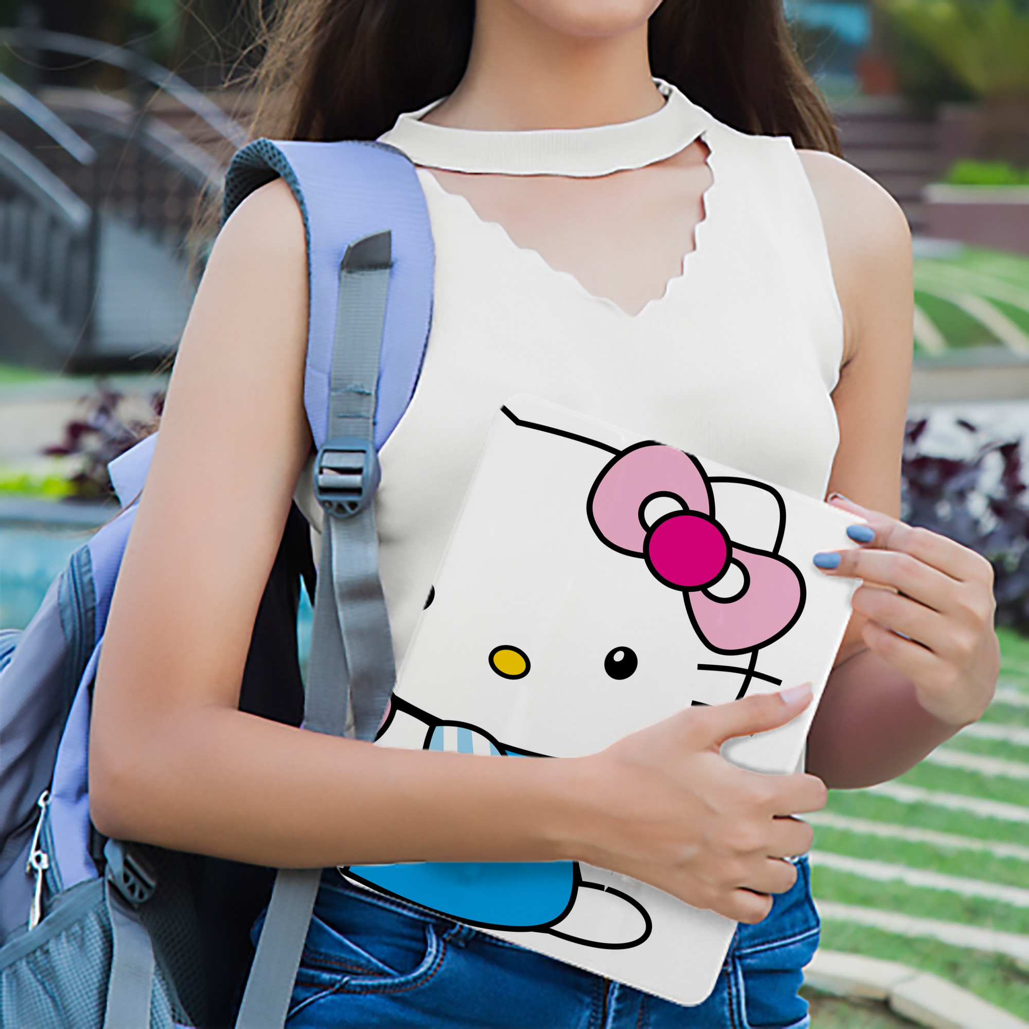 Hello Kitty ハローキティ IPad ケース ブック型 PUレザー TPU 耐衝撃 軽量 薄型 ペン収納なし 全面保護 IPad 各モデル対応
