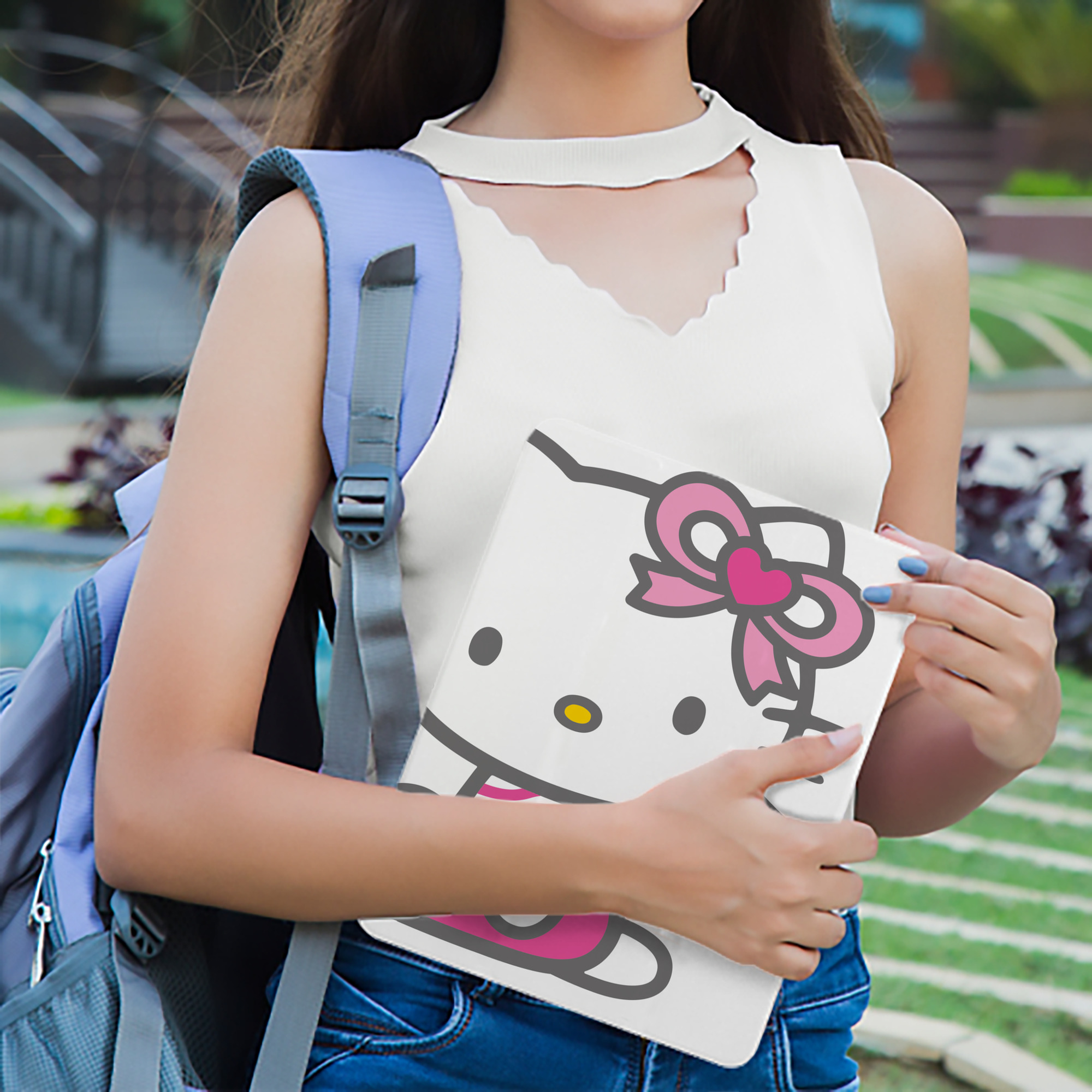 Hello Kitty ハローキティ IPad ケース ブック型 PUレザー TPU 耐衝撃 軽量 薄型 ペン収納なし 全面保護 IPad 各モデル対応