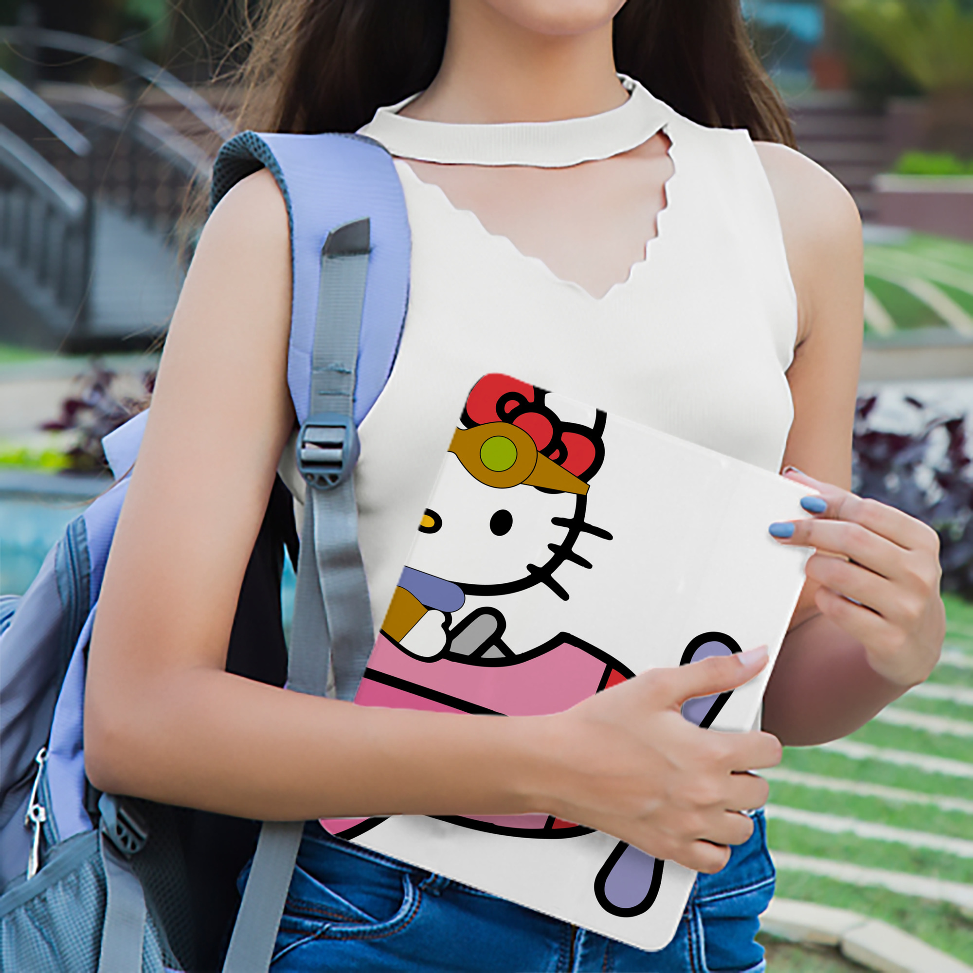 Hello Kitty ハローキティ IPad ケース ブック型 PUレザー TPU 耐衝撃 軽量 薄型 ペン収納なし 全面保護 IPad 各モデル対応
