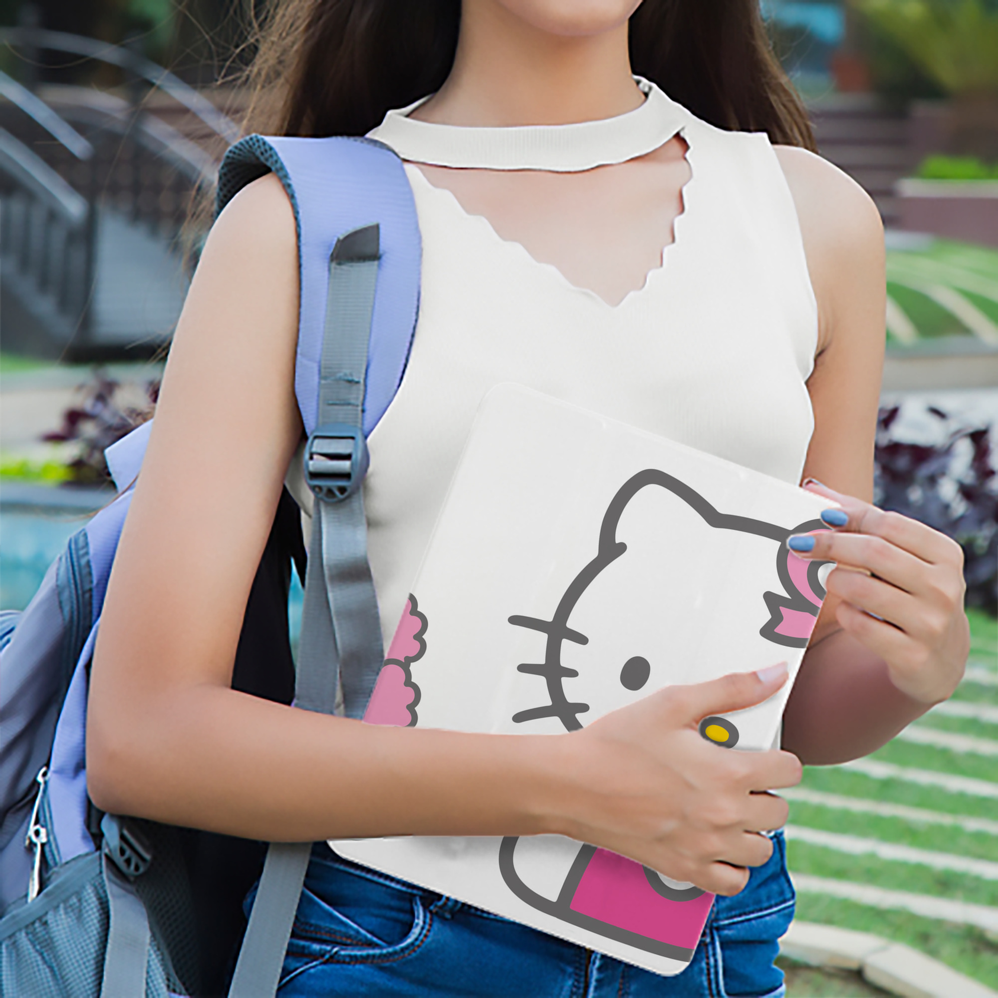 Hello Kitty ハローキティ IPad ケース ブック型 PUレザー TPU 耐衝撃 軽量 薄型 ペン収納なし 全面保護 IPad 各モデル対応