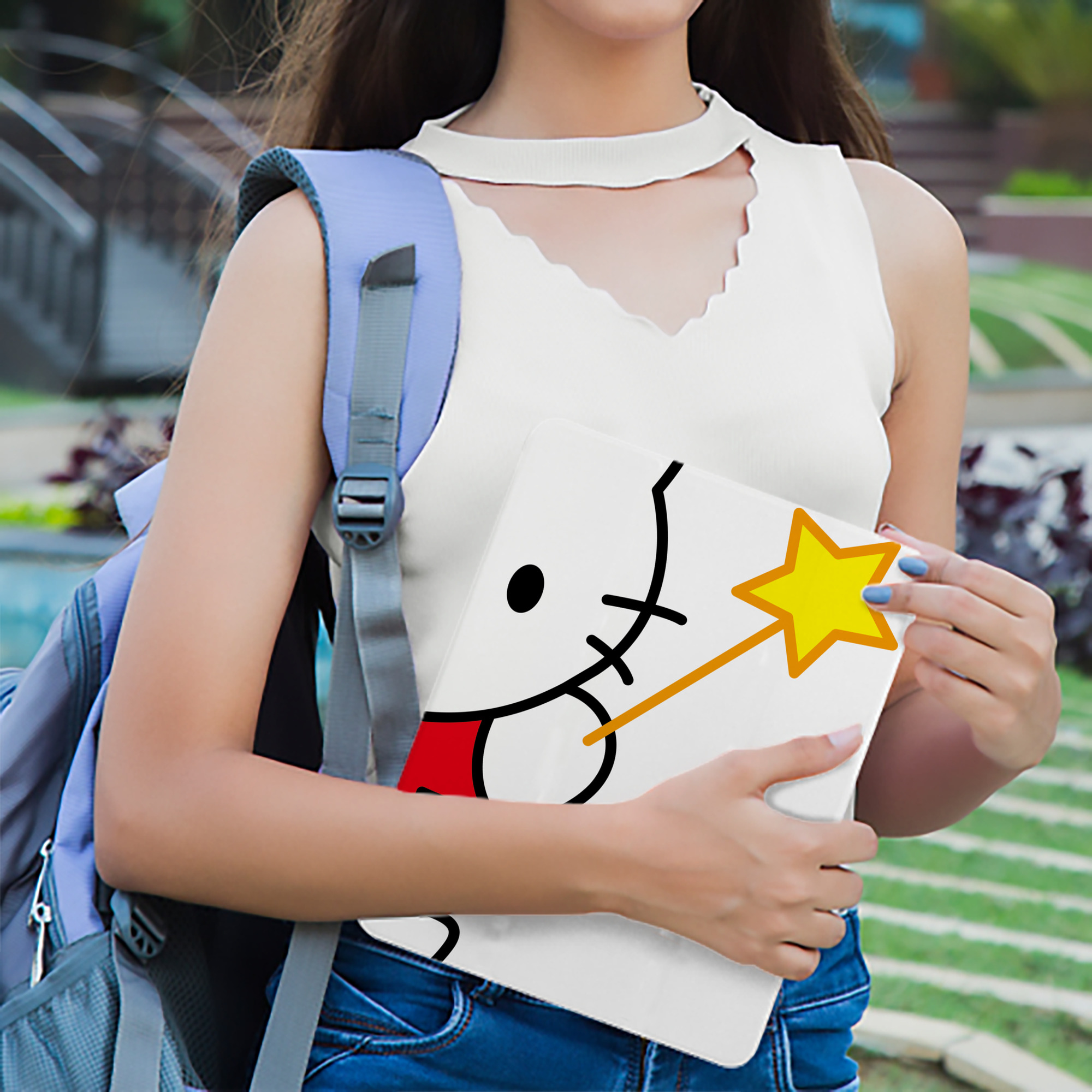 Hello Kitty ハローキティ IPad ケース ブック型 PUレザー TPU 耐衝撃 軽量 薄型 ペン収納なし 全面保護 IPad 各モデル対応