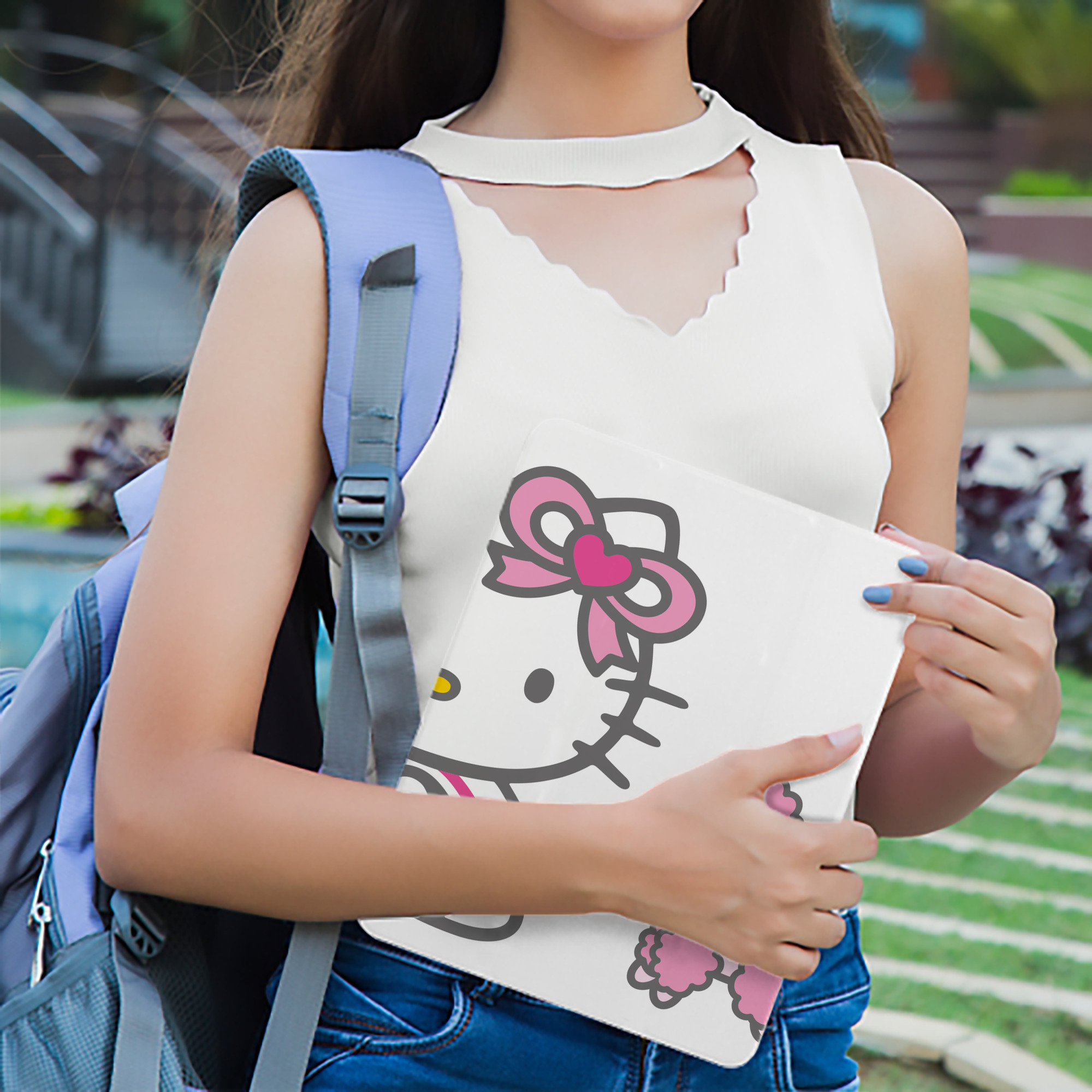 Hello Kitty ハローキティ IPad ケース ブック型 PUレザー TPU 耐衝撃 軽量 薄型 ペン収納なし 全面保護 IPad 各モデル対応