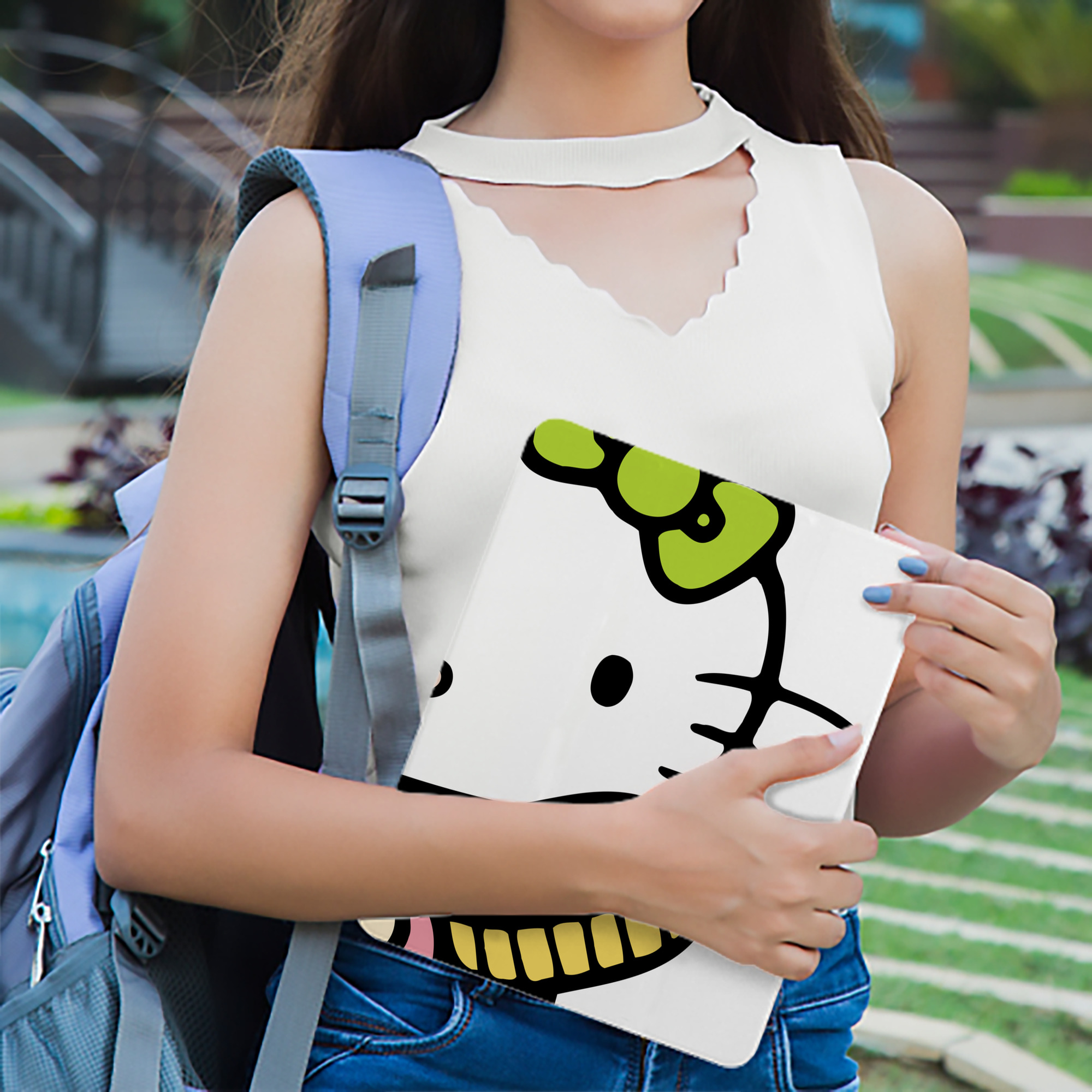 Hello Kitty ハローキティ IPad ケース ブック型 PUレザー TPU 耐衝撃 軽量 薄型 ペン収納なし 全面保護 IPad 各モデル対応
