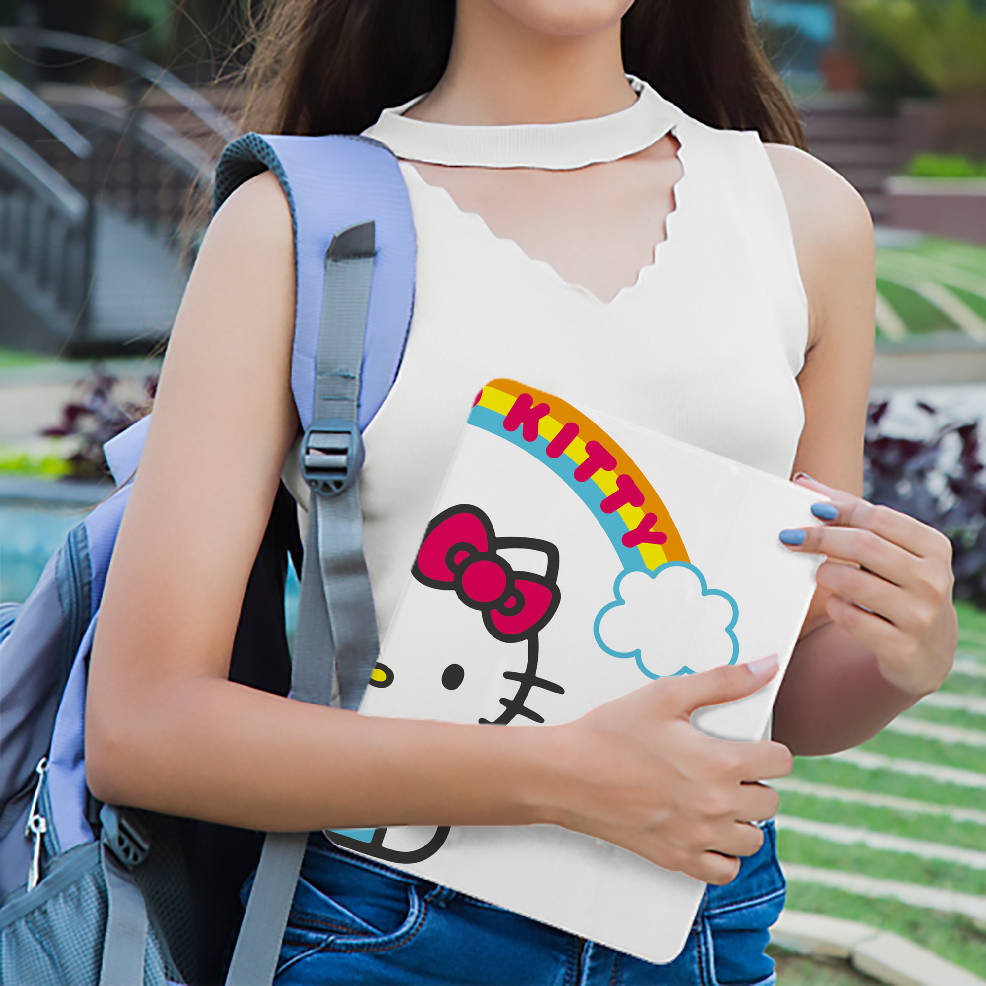 Hello Kitty ハローキティ IPad ケース ブック型 PUレザー TPU 耐衝撃 軽量 薄型 ペン収納なし 全面保護 IPad 各モデル対応