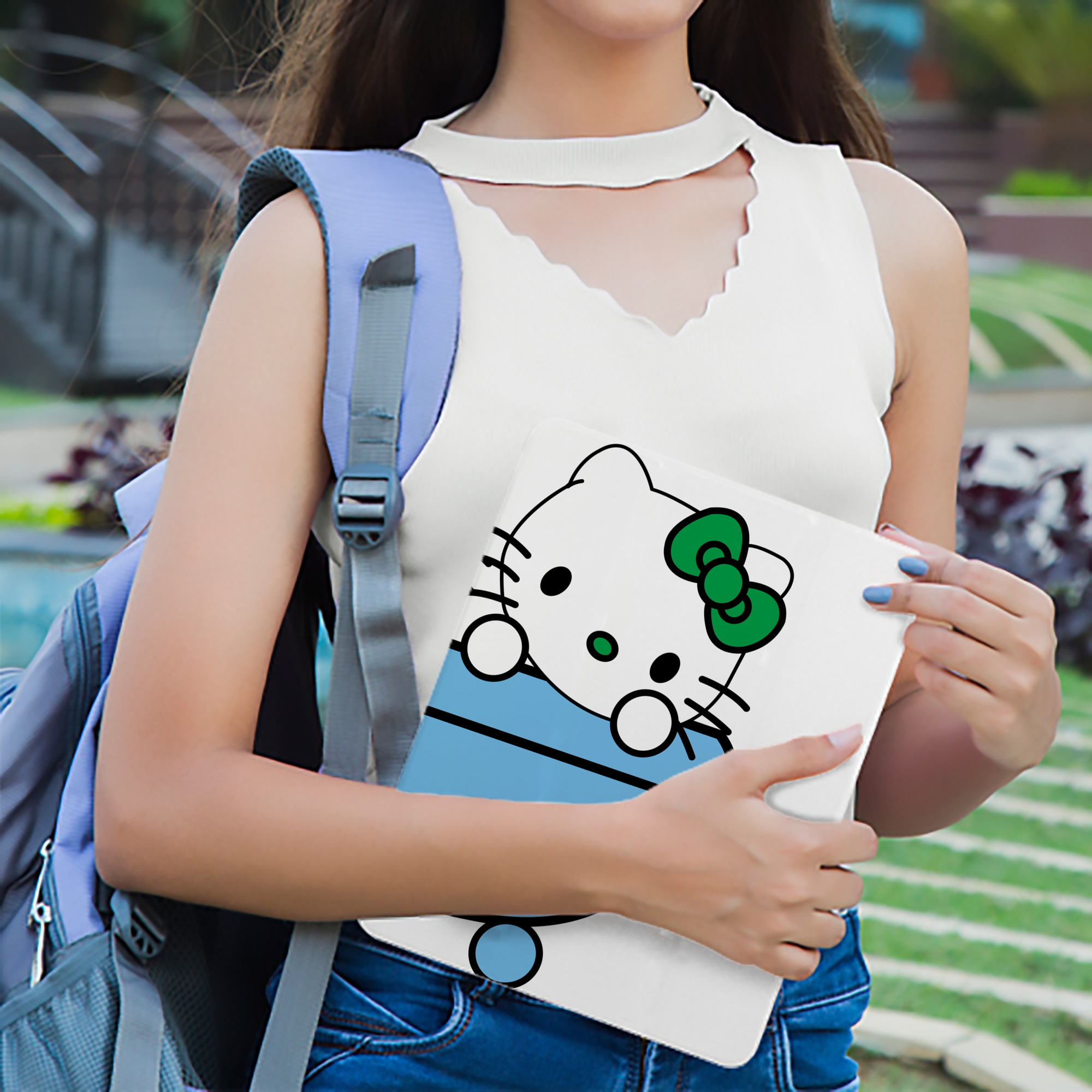 Hello Kitty ハローキティ IPad ケース ブック型 PUレザー TPU 耐衝撃 軽量 薄型 ペン収納なし 全面保護 IPad 各モデル対応