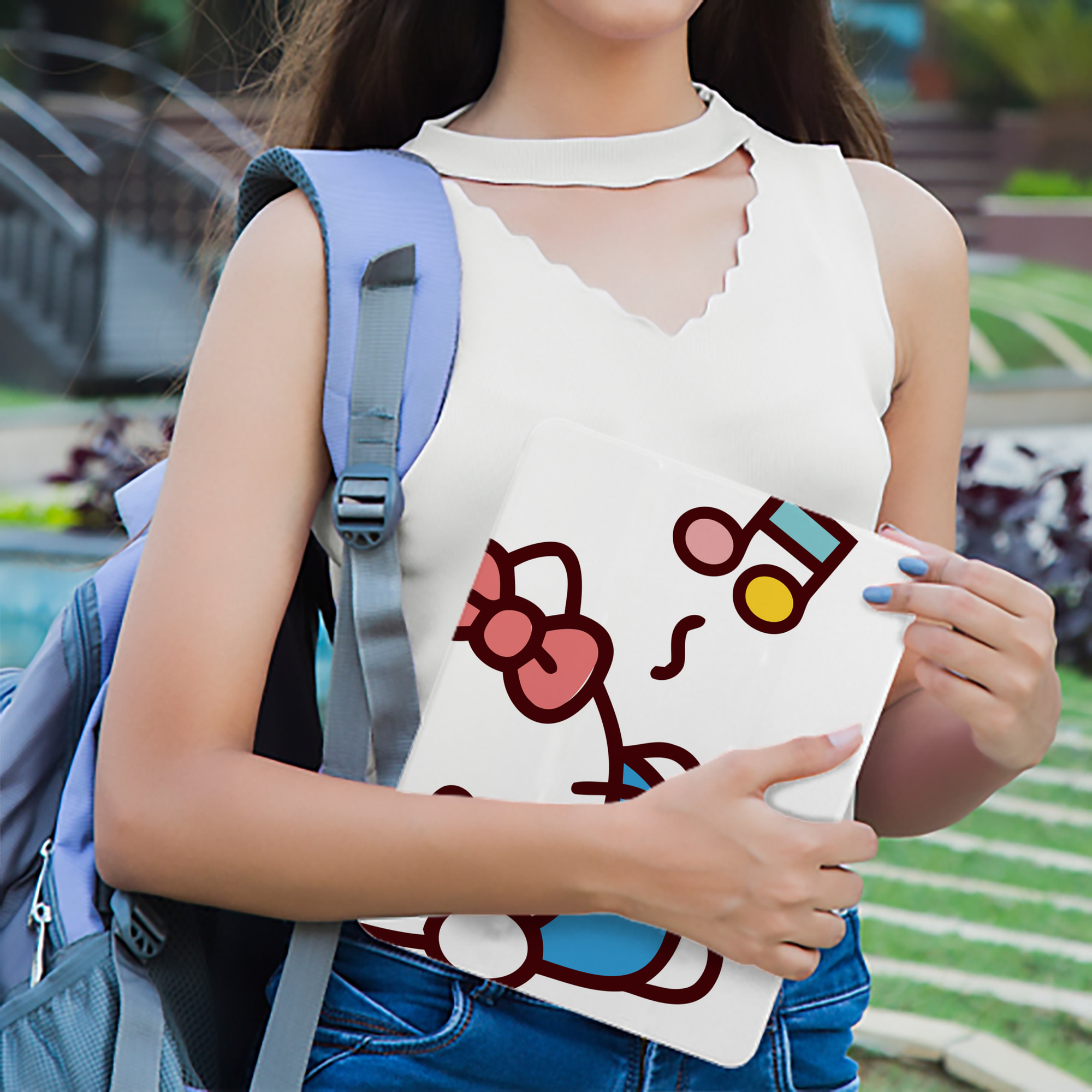 Hello Kitty ハローキティ IPad ケース ブック型 PUレザー TPU 耐衝撃 軽量 薄型 ペン収納なし 全面保護 IPad 各モデル対応