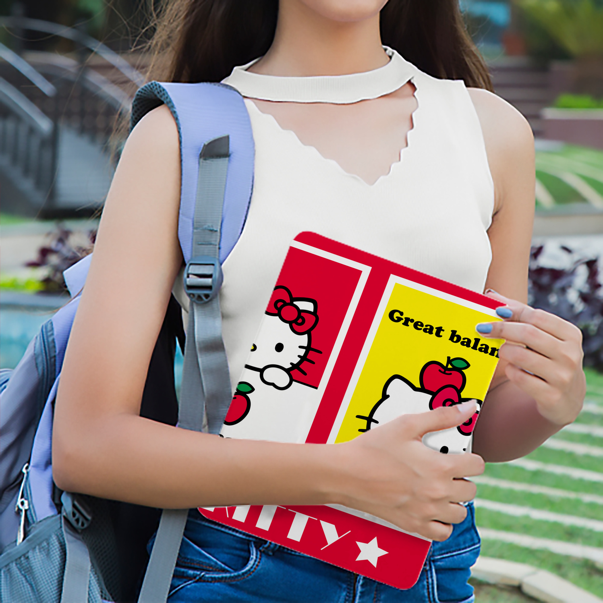 Hello Kitty ハローキティ IPad ケース ブック型 PUレザー TPU 耐衝撃 軽量 薄型 ペン収納なし 全面保護 IPad 各モデル対応
