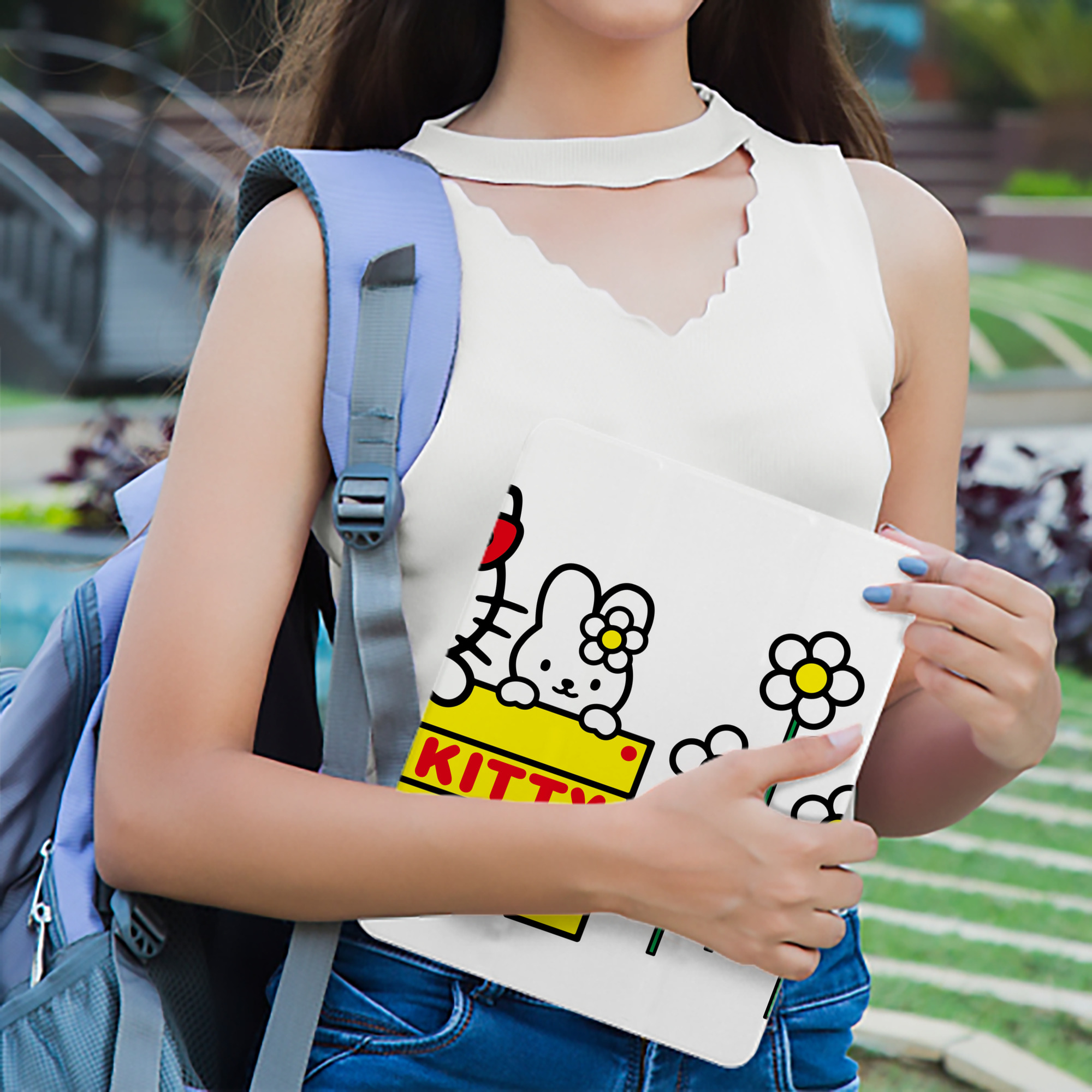 Hello Kitty ハローキティ IPad ケース ブック型 PUレザー TPU 耐衝撃 軽量 薄型 ペン収納なし 全面保護 IPad 各モデル対応