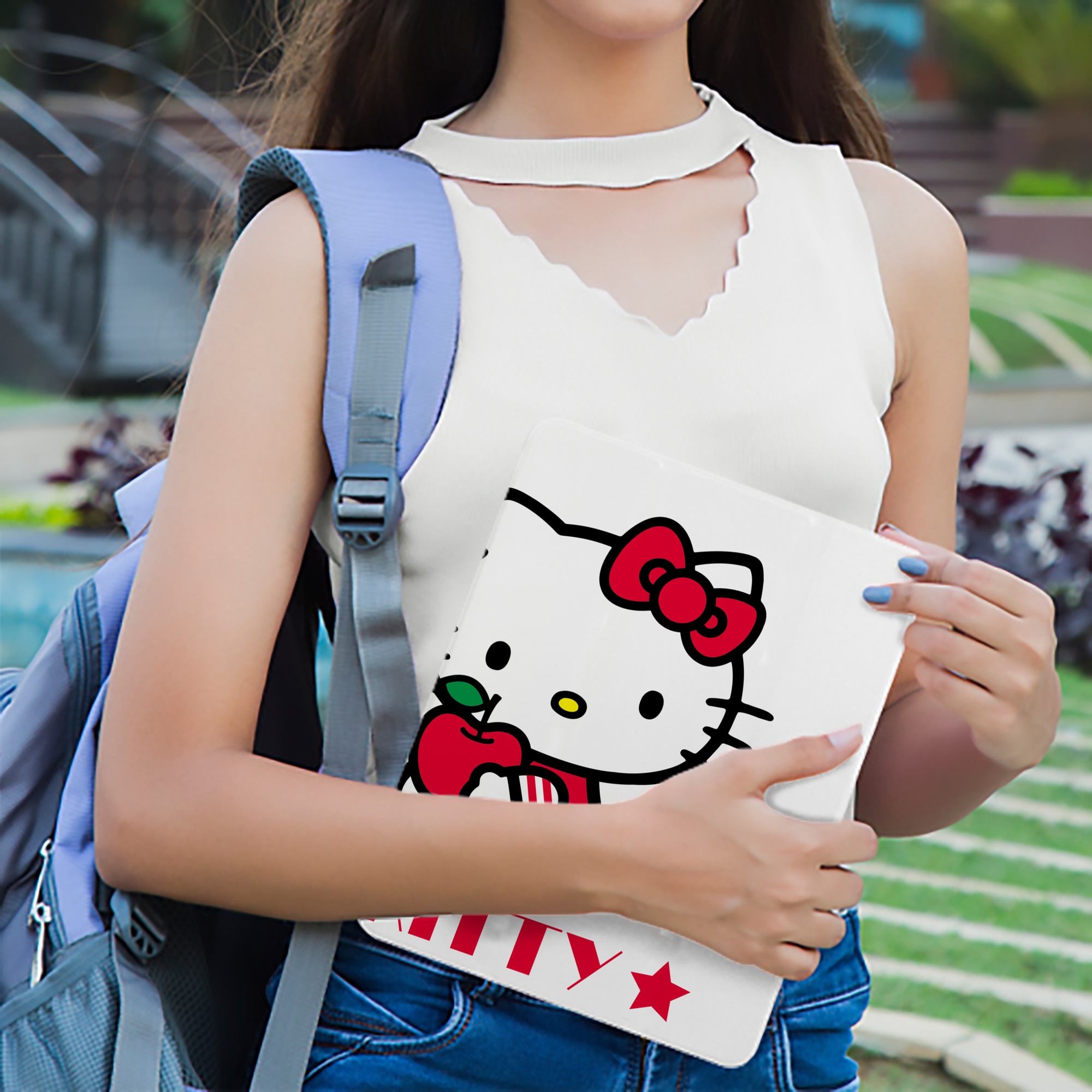 Hello Kitty ハローキティ IPad ケース ブック型 PUレザー TPU 耐衝撃 軽量 薄型 ペン収納なし 全面保護 IPad 各モデル対応