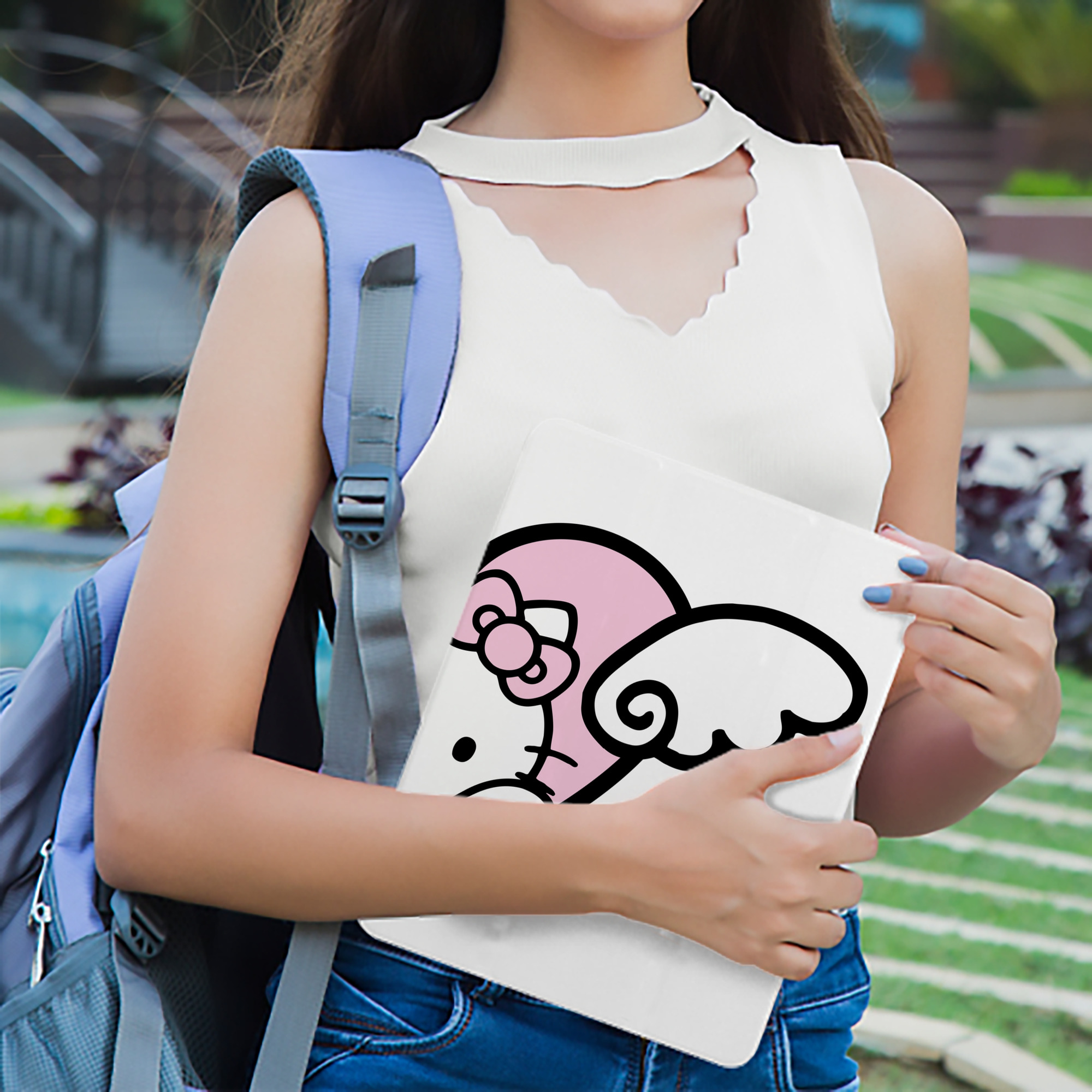 Hello Kitty ハローキティ IPad ケース ブック型 PUレザー TPU 耐衝撃 軽量 薄型 ペン収納なし 全面保護 IPad 各モデル対応