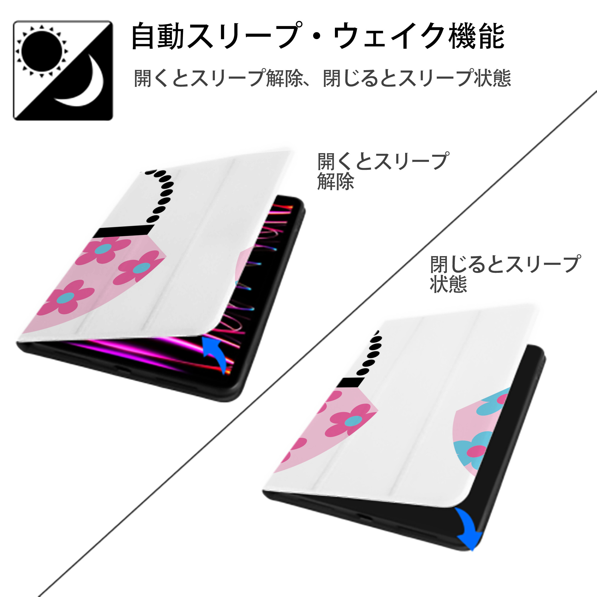 Hello Kitty ハローキティ IPad ケース ブック型 PUレザー TPU 耐衝撃 軽量 薄型 ペン収納なし 全面保護 IPad 各モデル対応