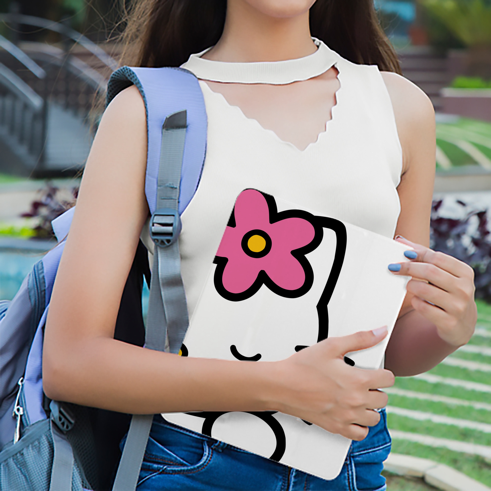 Hello Kitty ハローキティ IPad ケース ブック型 PUレザー TPU 耐衝撃 軽量 薄型 ペン収納なし 全面保護 IPad 各モデル対応