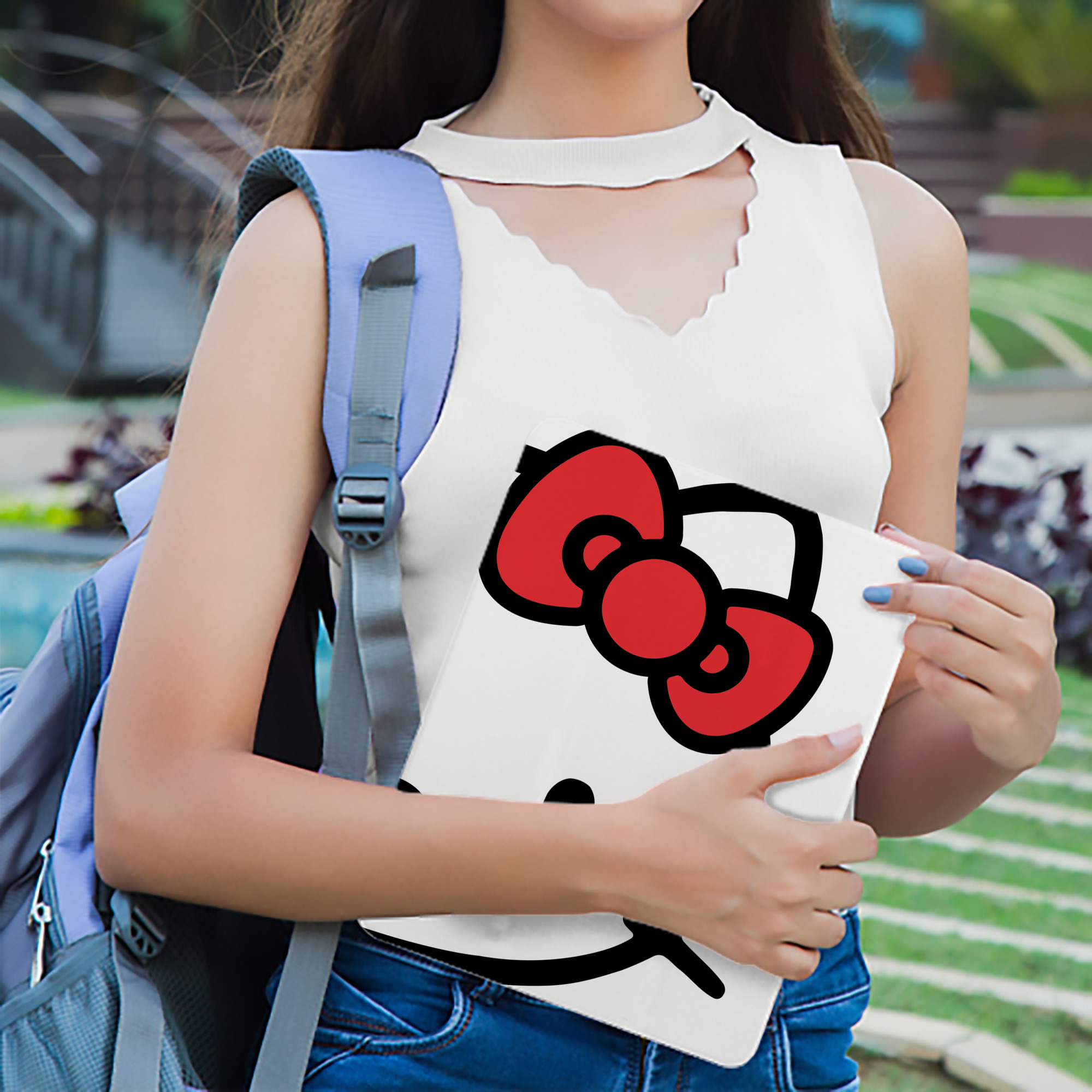 Hello Kitty ハローキティ IPad ケース ブック型 PUレザー TPU 耐衝撃 軽量 薄型 ペン収納なし 全面保護 IPad 各モデル対応