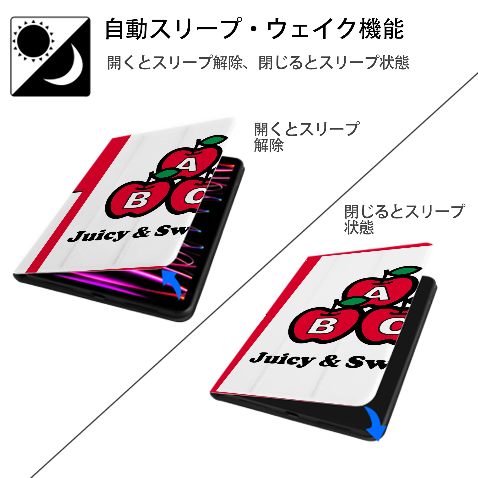 Hello Kitty ハローキティ IPadケース ペンホルダー付き ブックスタイルデザイン