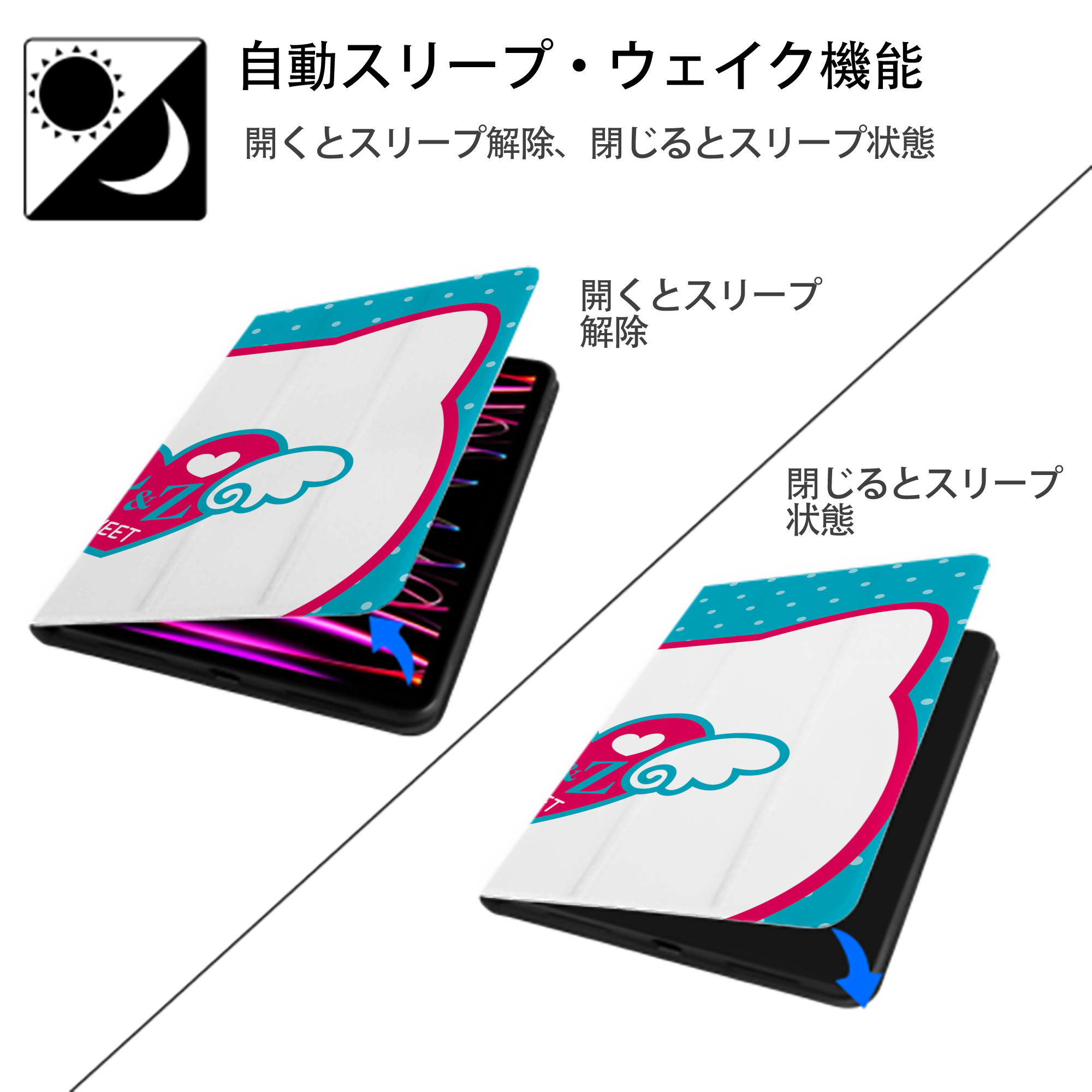 Hello Kitty ハローキティ IPadケース ペンホルダー付き ブックスタイルデザイン