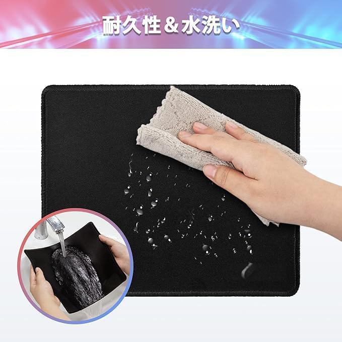 Hello Kitty ハローキティ マウスパッド ステッチ加工 ラバー素材 防水 滑り止め 超薄型 ゲーミング/オフィス対応