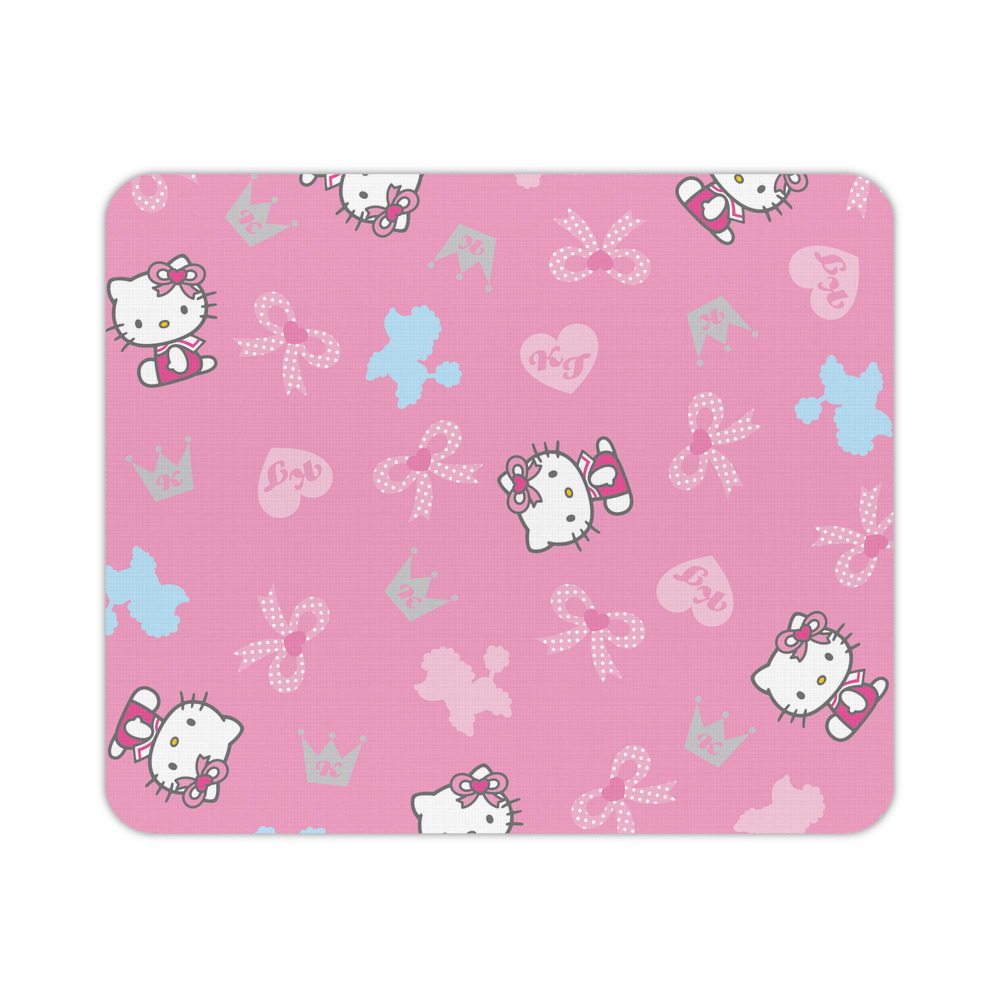 （画像用） Hello Kitty ハローキティ マウスパッド ステッチ加工 ラバー素材 防水 滑り止め 超薄型 ゲーミング/オフィス対応