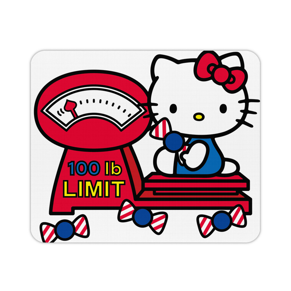 （画像用） Hello Kitty ハローキティ マウスパッド ステッチ加工 ラバー素材 防水 滑り止め 超薄型 ゲーミング/オフィス対応