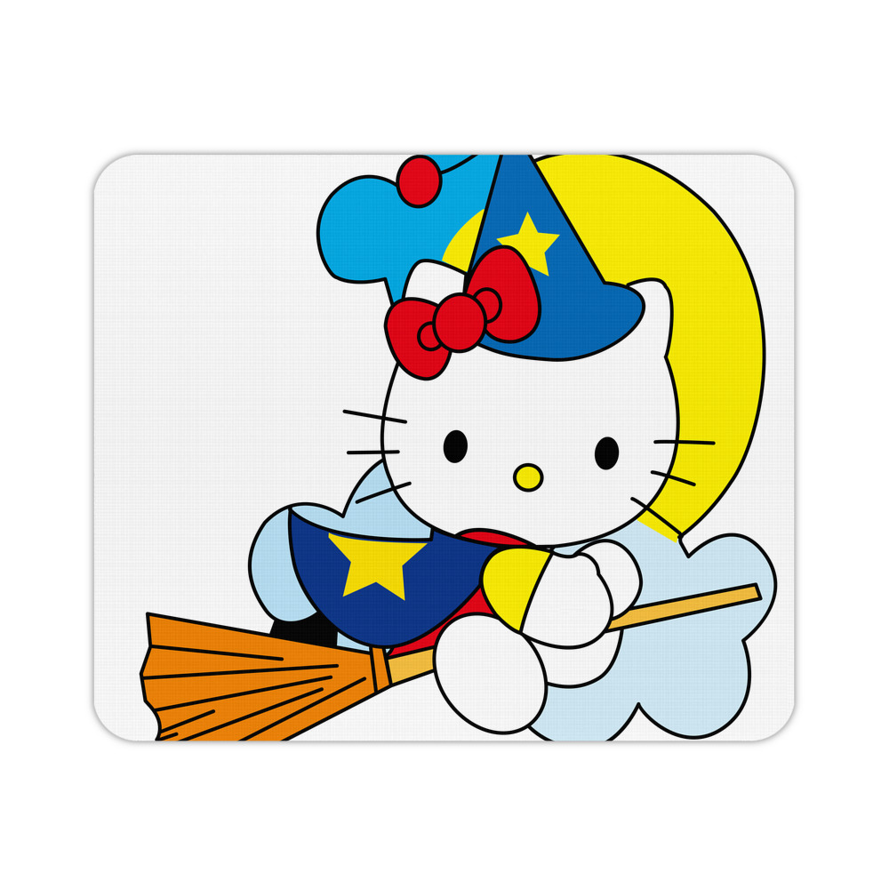 （画像用） Hello Kitty ハローキティ マウスパッド ステッチ加工 ラバー素材 防水 滑り止め 超薄型 ゲーミング/オフィス対応