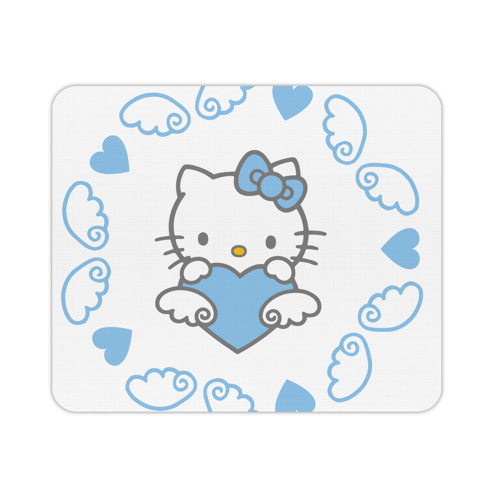 （画像用） Hello Kitty ハローキティ マウスパッド ステッチ加工 ラバー素材 防水 滑り止め 超薄型 ゲーミング/オフィス対応
