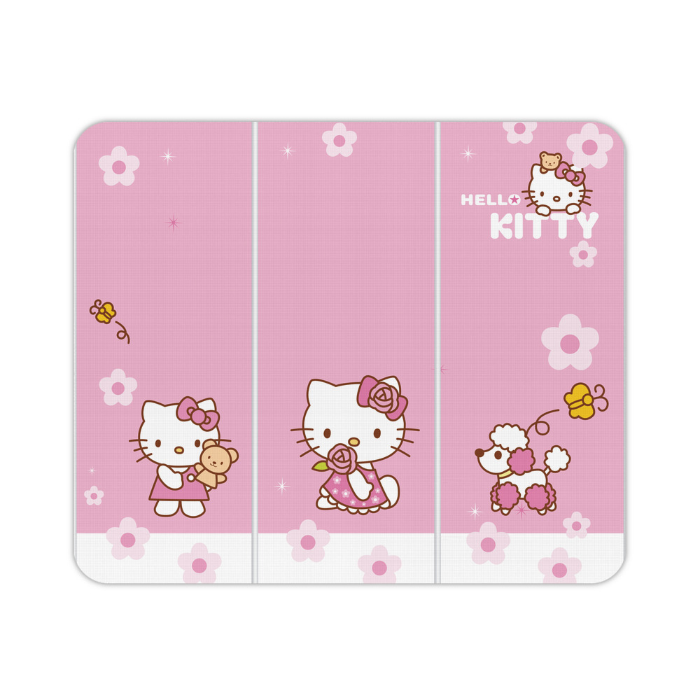 （画像用） Hello Kitty ハローキティ マウスパッド ステッチ加工 ラバー素材 防水 滑り止め 超薄型 ゲーミング/オフィス対応