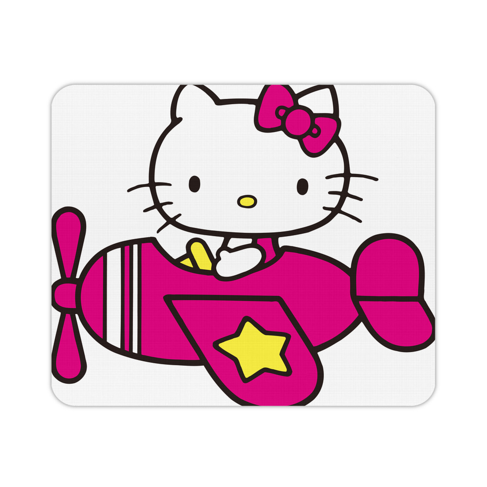 （画像用） Hello Kitty ハローキティ マウスパッド ステッチ加工 ラバー素材 防水 滑り止め 超薄型 ゲーミング/オフィス対応