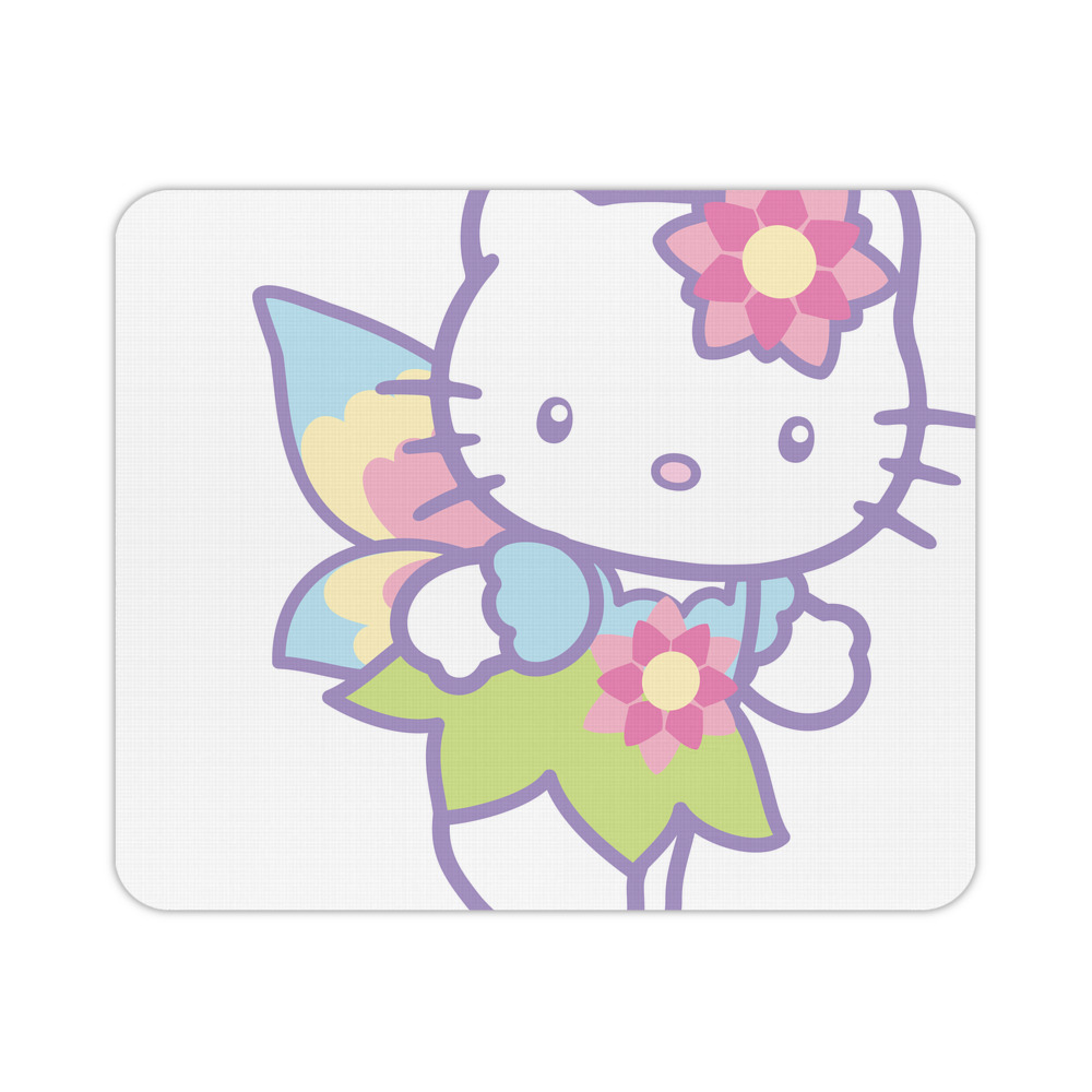 （画像用） Hello Kitty ハローキティ マウスパッド ステッチ加工 ラバー素材 防水 滑り止め 超薄型 ゲーミング/オフィス対応