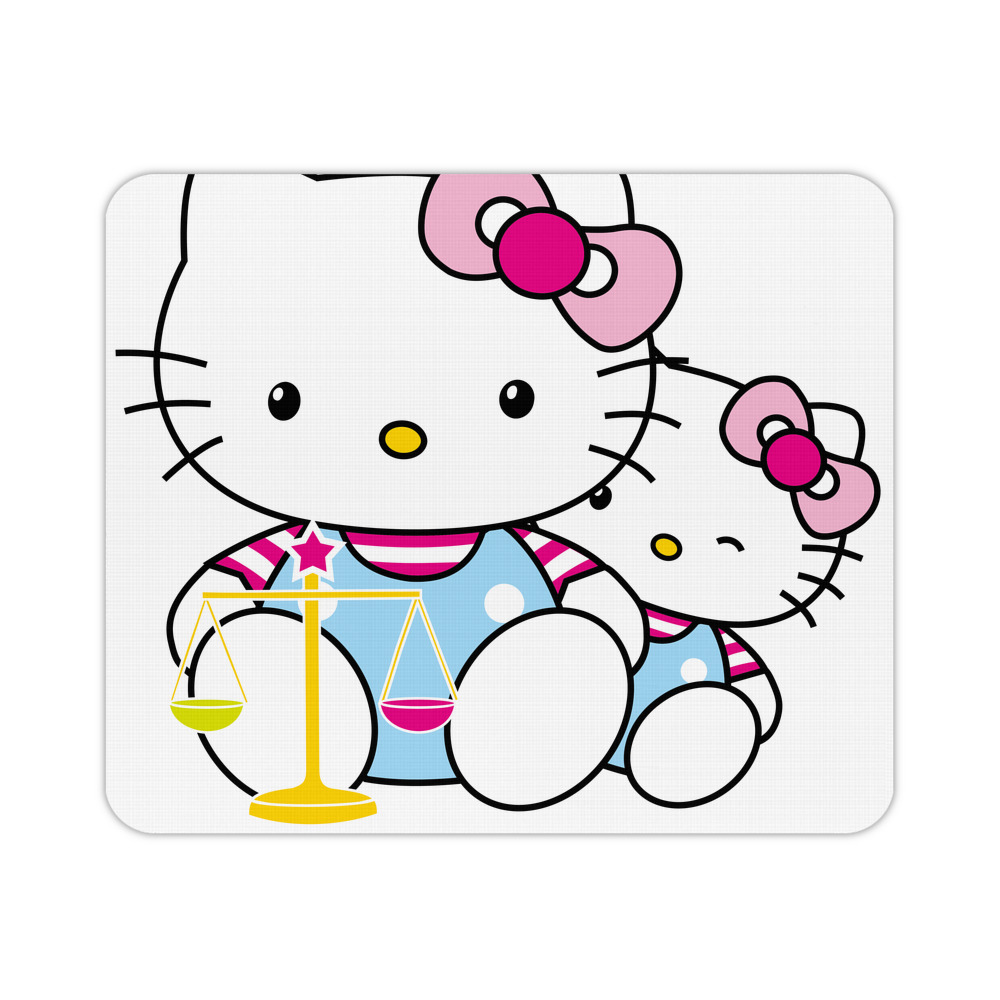 （画像用） Hello Kitty ハローキティ マウスパッド ステッチ加工 ラバー素材 防水 滑り止め 超薄型 ゲーミング/オフィス対応