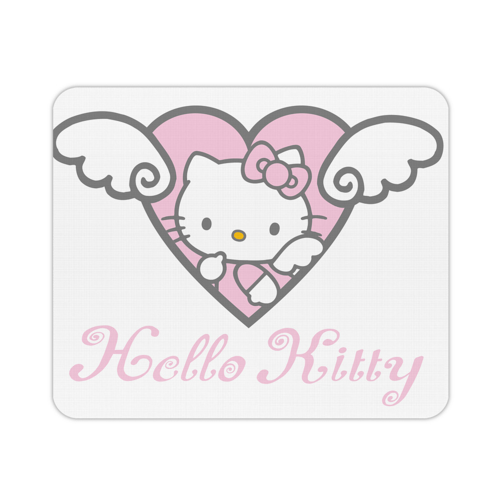 （画像用） Hello Kitty ハローキティ マウスパッド ステッチ加工 ラバー素材 防水 滑り止め 超薄型 ゲーミング/オフィス対応
