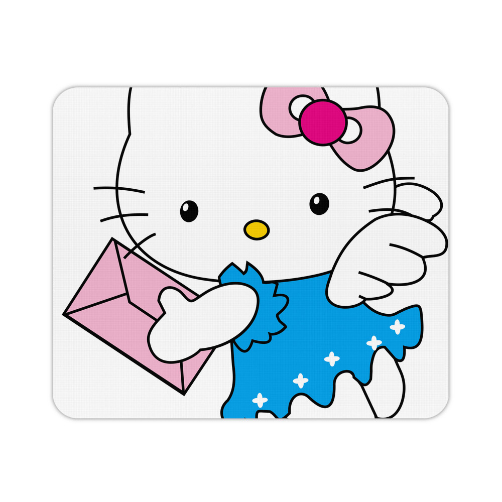 （画像用） Hello Kitty ハローキティ マウスパッド ステッチ加工 ラバー素材 防水 滑り止め 超薄型 ゲーミング/オフィス対応