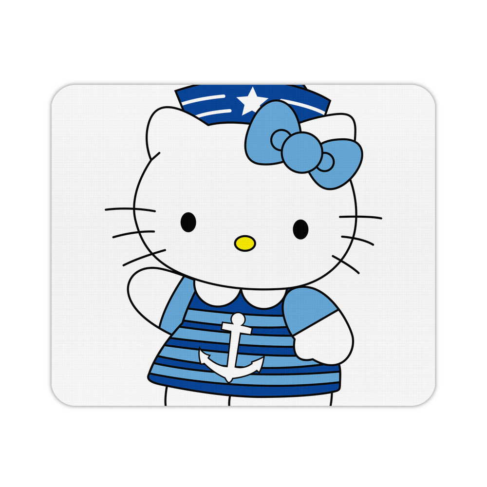 （画像用） Hello Kitty ハローキティ マウスパッド ステッチ加工 ラバー素材 防水 滑り止め 超薄型 ゲーミング/オフィス対応