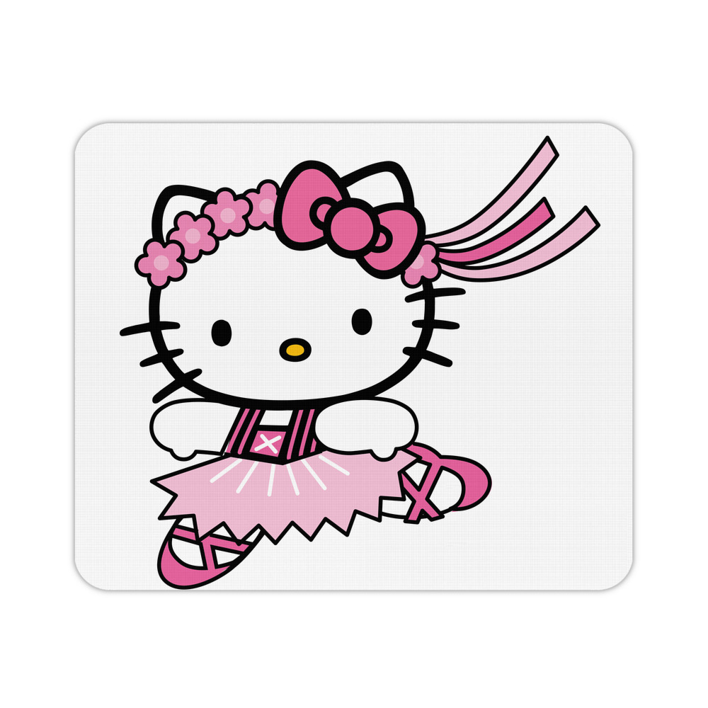 （画像用） Hello Kitty ハローキティ マウスパッド ステッチ加工 ラバー素材 防水 滑り止め 超薄型 ゲーミング/オフィス対応