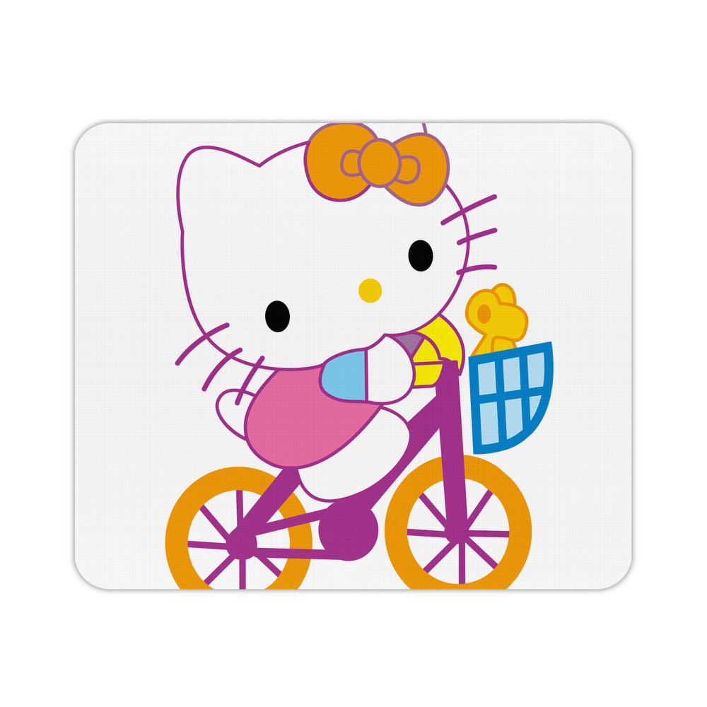 （画像用） Hello Kitty ハローキティ マウスパッド ステッチ加工 ラバー素材 防水 滑り止め 超薄型 ゲーミング/オフィス対応