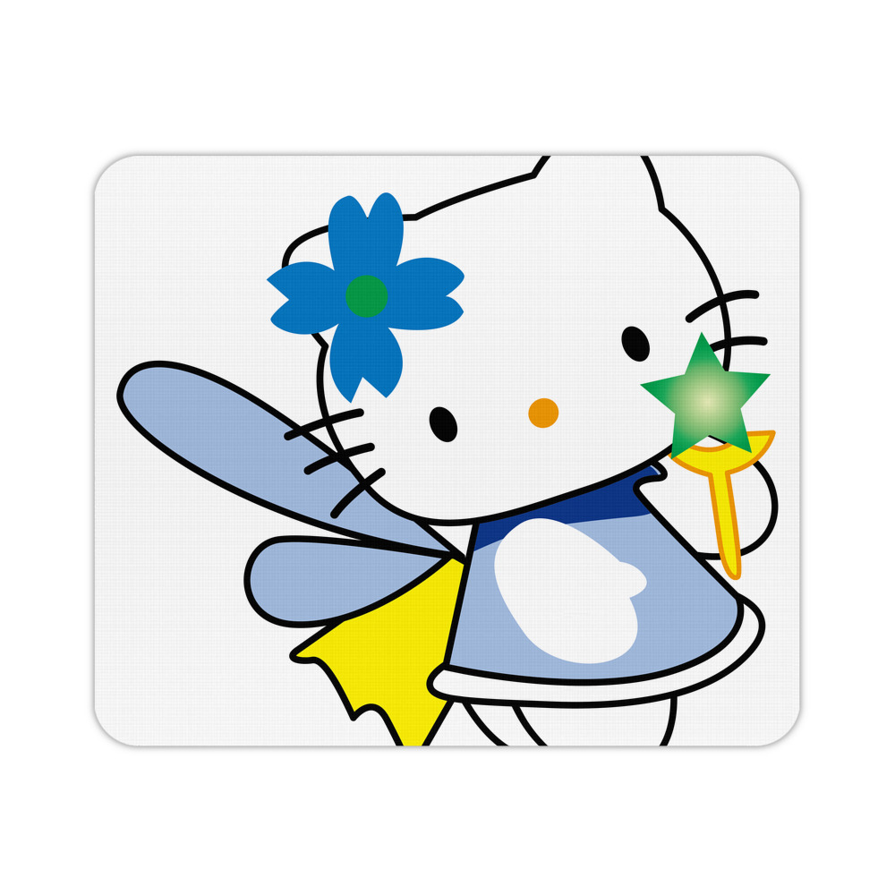 （画像用） Hello Kitty ハローキティ マウスパッド ステッチ加工 ラバー素材 防水 滑り止め 超薄型 ゲーミング/オフィス対応